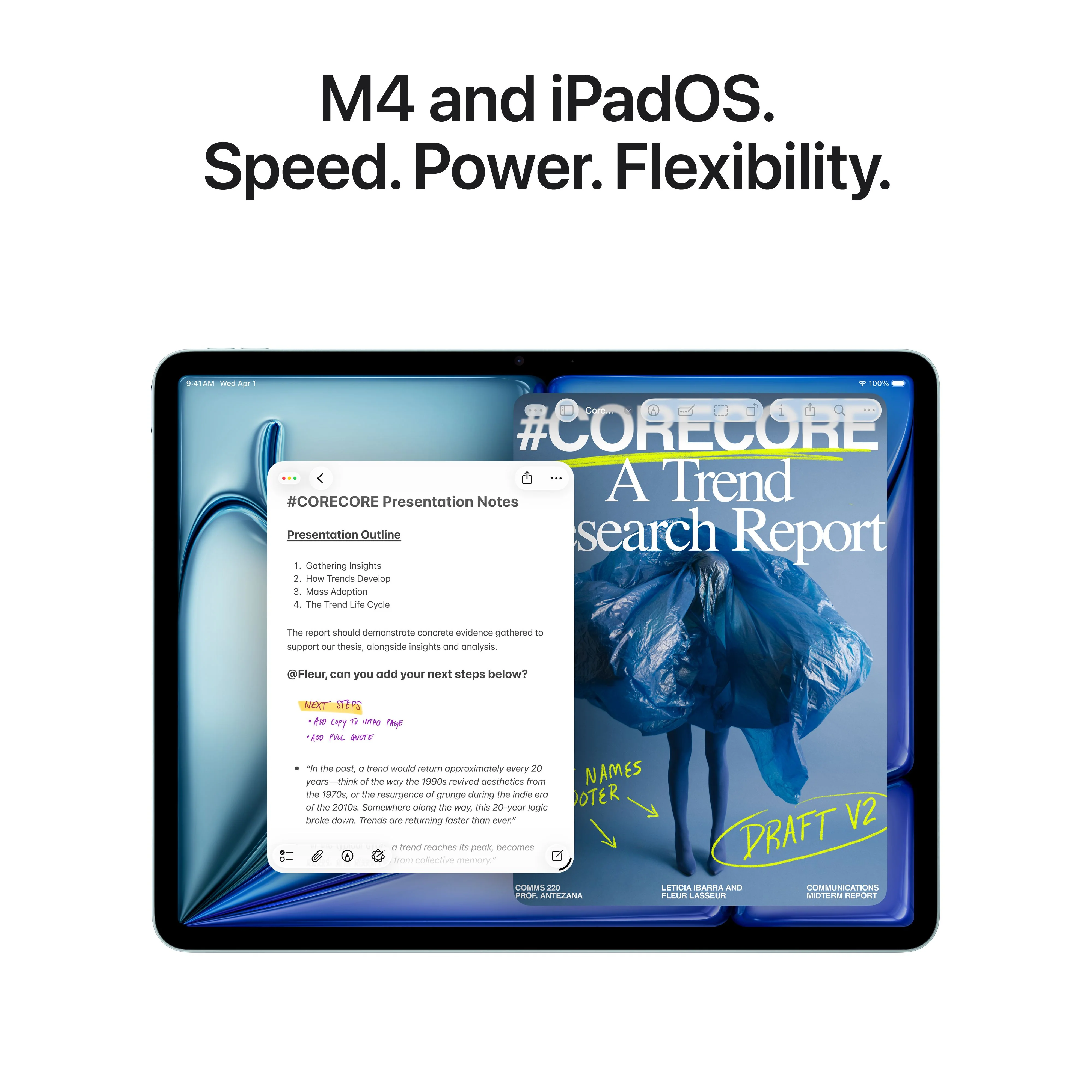 13-inch iPad Air Wi-Fi + Cellular 1TB - Purple (M4) - Image 4