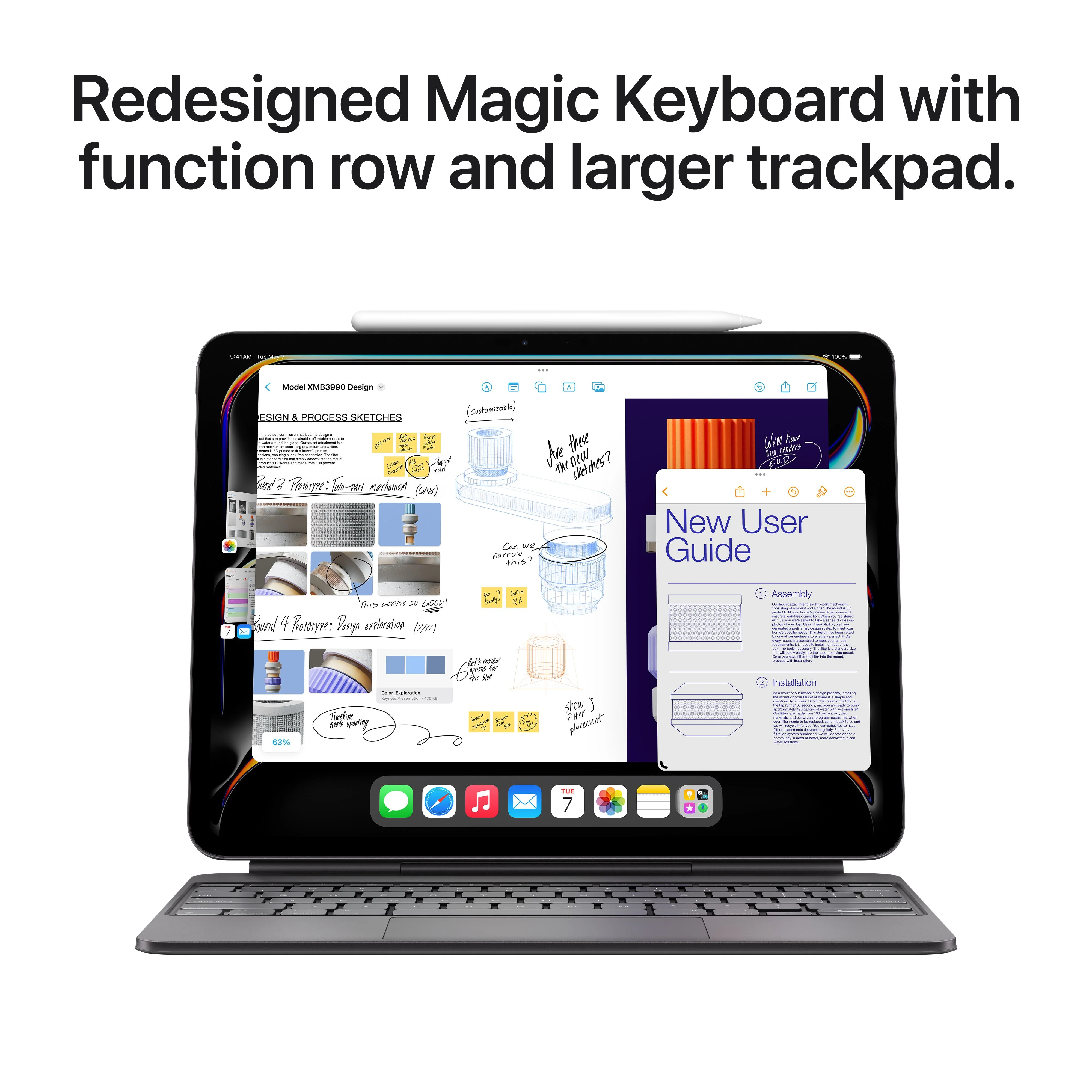 13-inch iPad Pro Wi-Fi 512GB Standard Glass - Space Black (M4) - Image 8