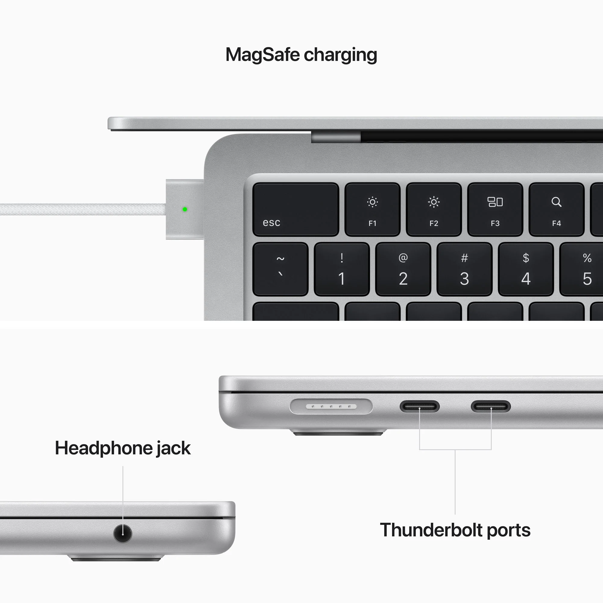 13-inch MacBook Air: Apple M2 chip with 8-core CPU and 10-core GPU 512GB - Silver - Image 7