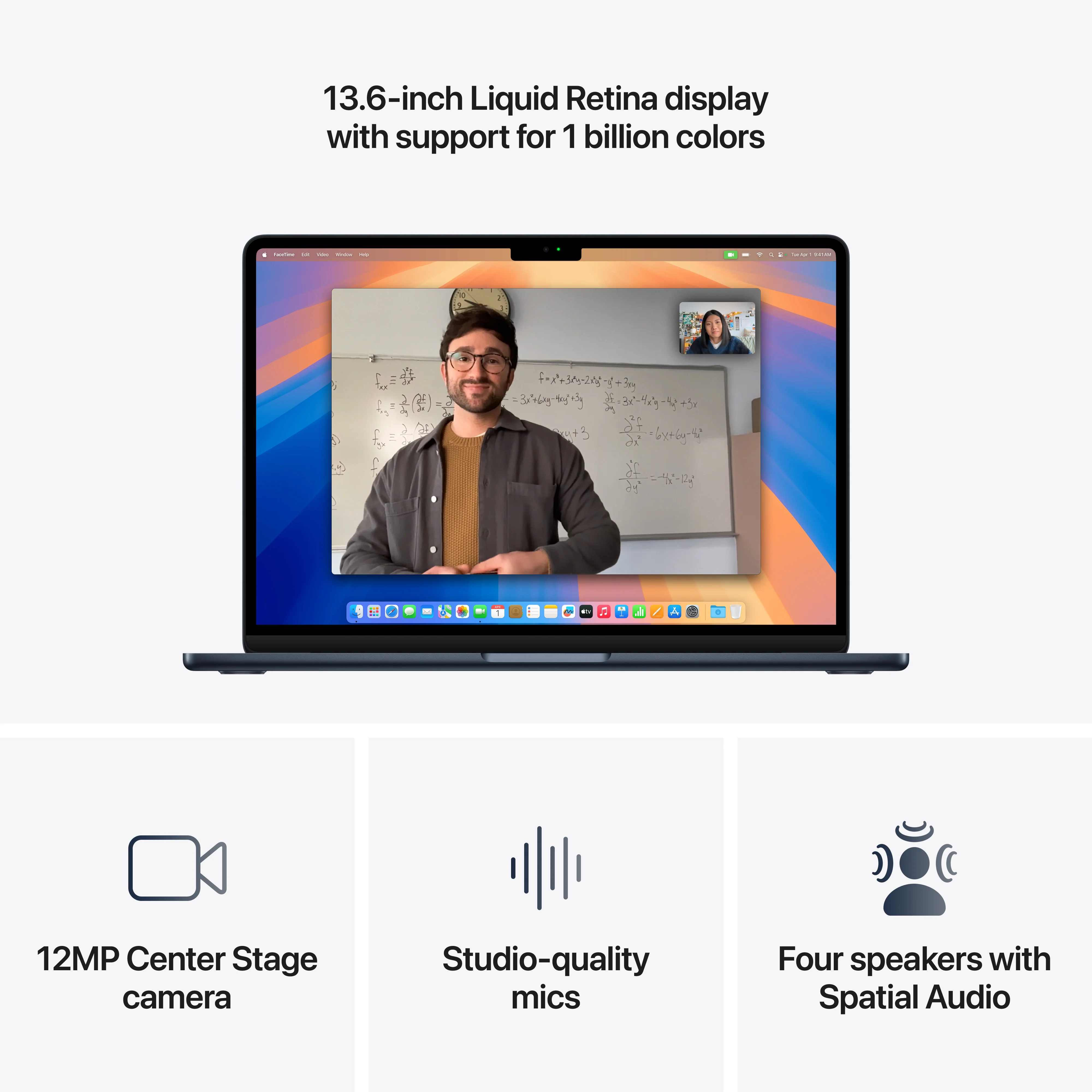 13-inch MacBook Air: Apple M4 chip with 10-core CPU and 10-core GPU, 512GB SSD - Midnight - Image 5