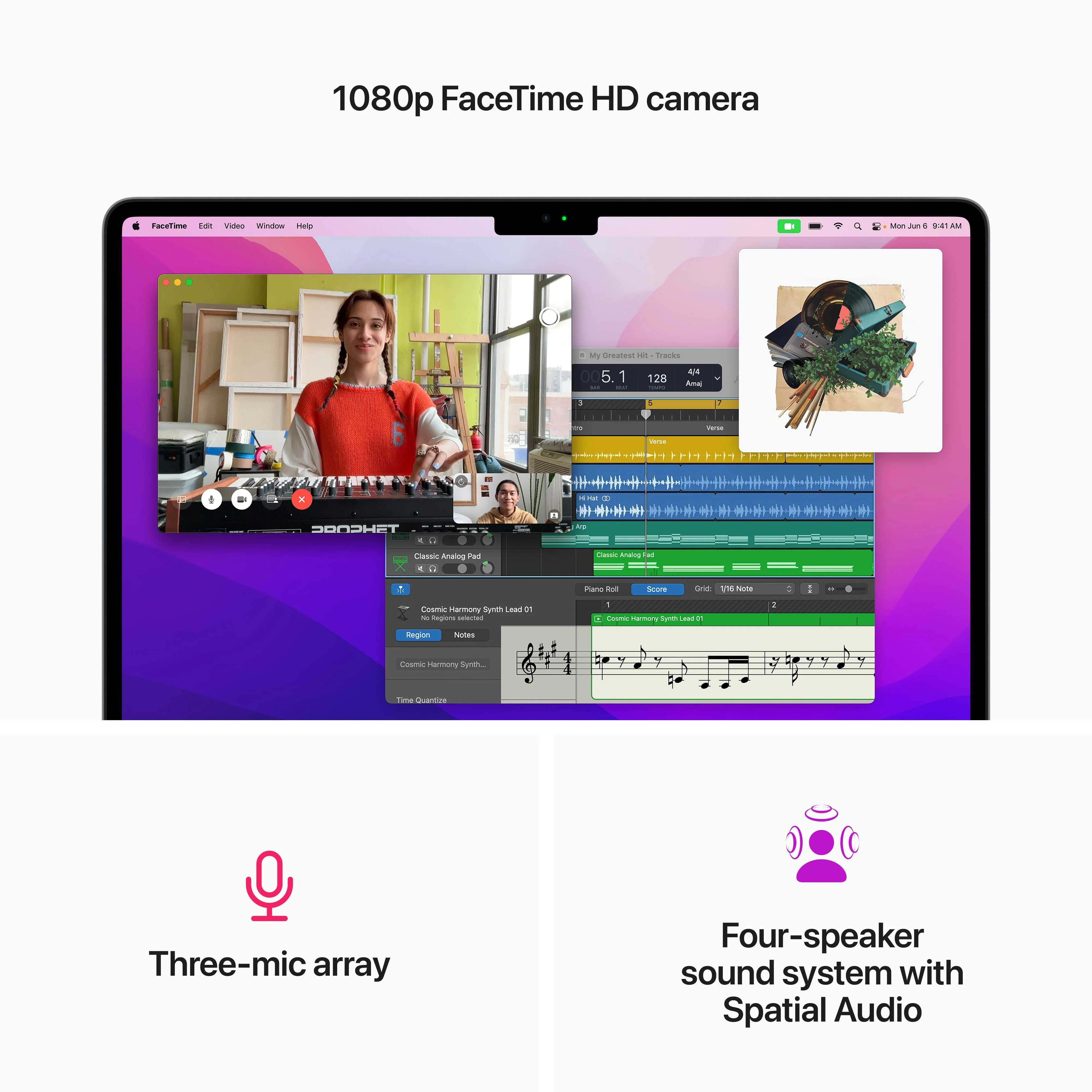 13-inch MacBook Air: Apple M2 chip with 8‑core CPU and 8‑core GPU, 256GB SSD - Space Gray - Image 6