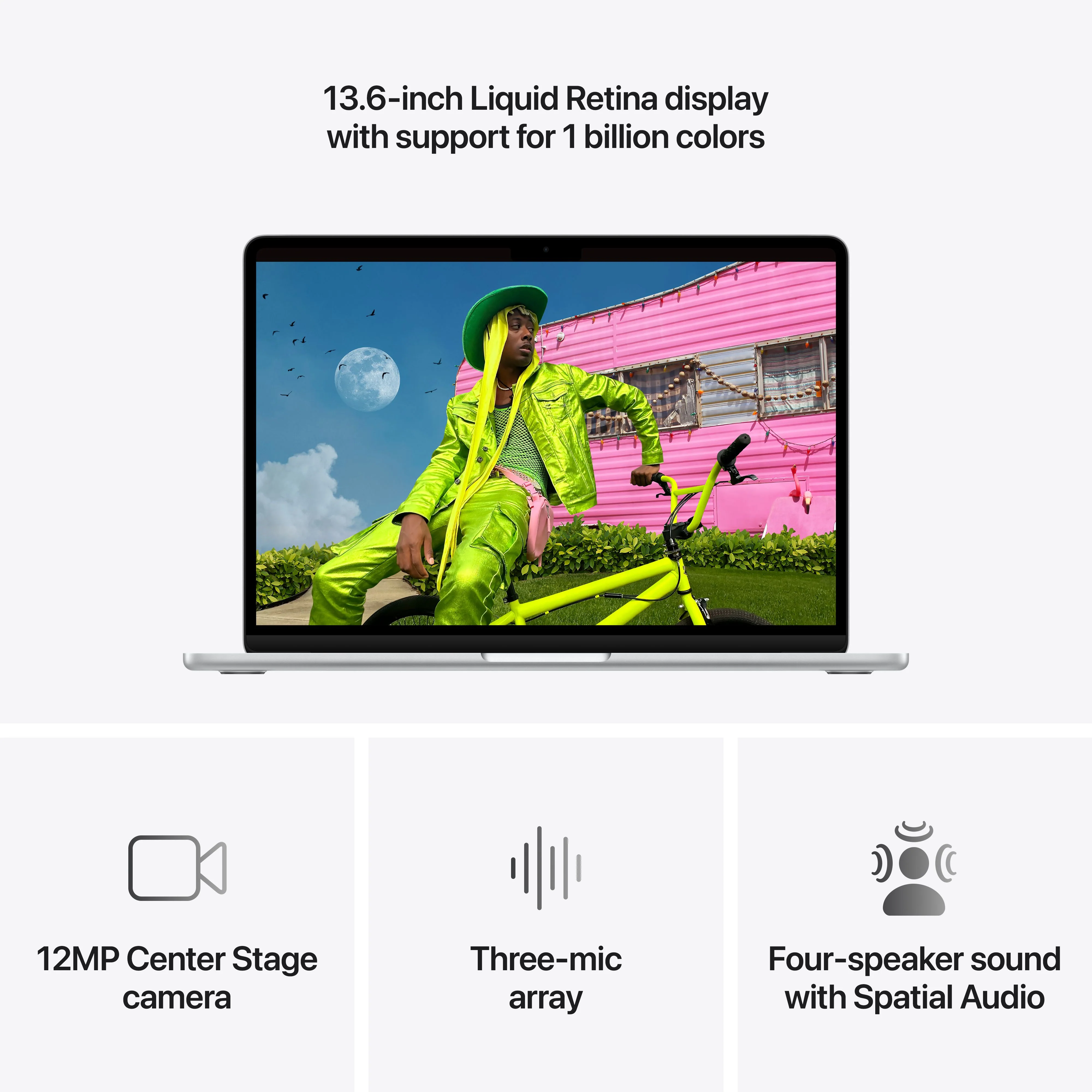 13-inch MacBook Air: Apple M5 chip with 10-core CPU and 10-core GPU, 1TB SSD - Silver - Image 5