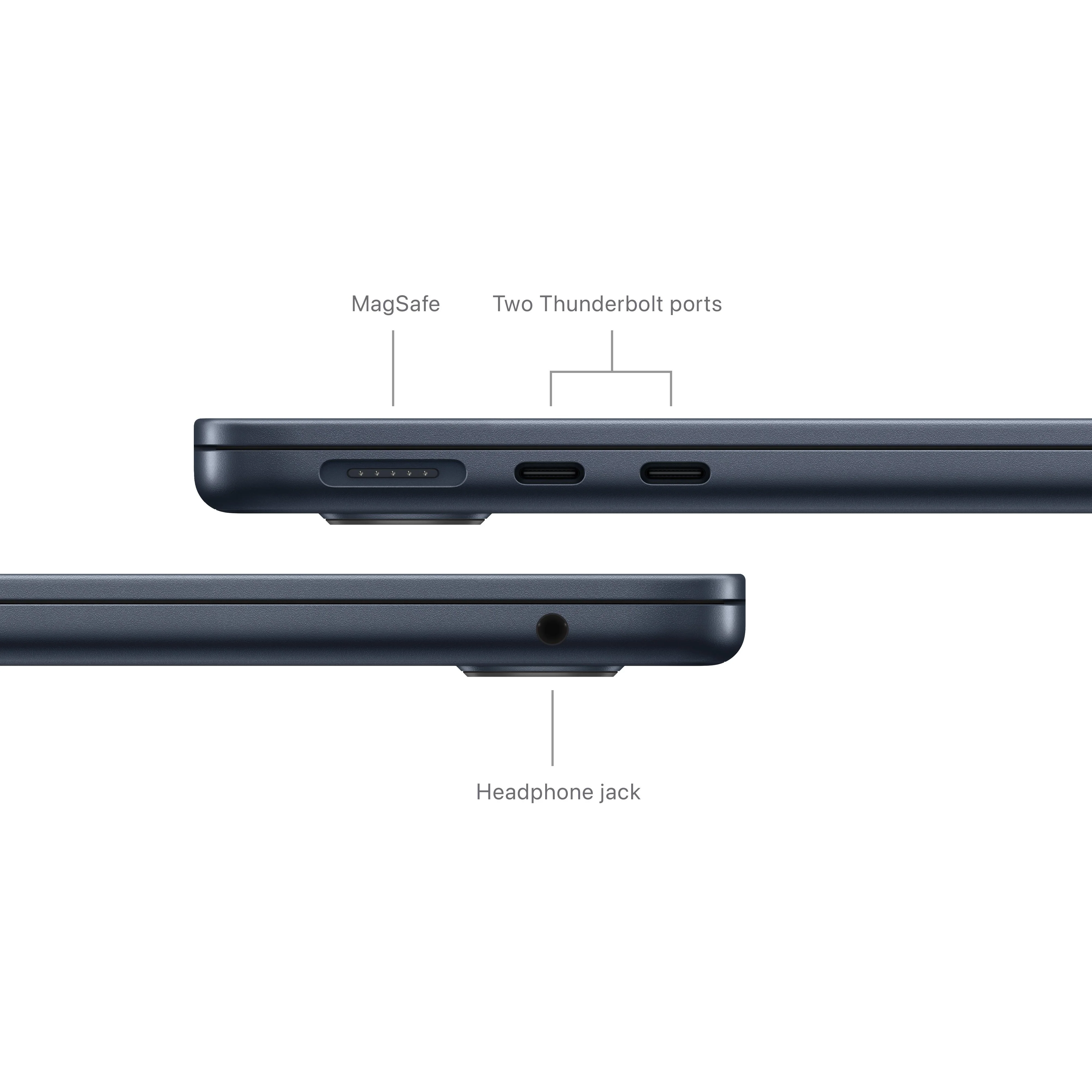 13-inch MacBook Air: Apple M3 chip with 8‑core CPU and 10‑core GPU, 512GB SSD - Midnight - Image 7