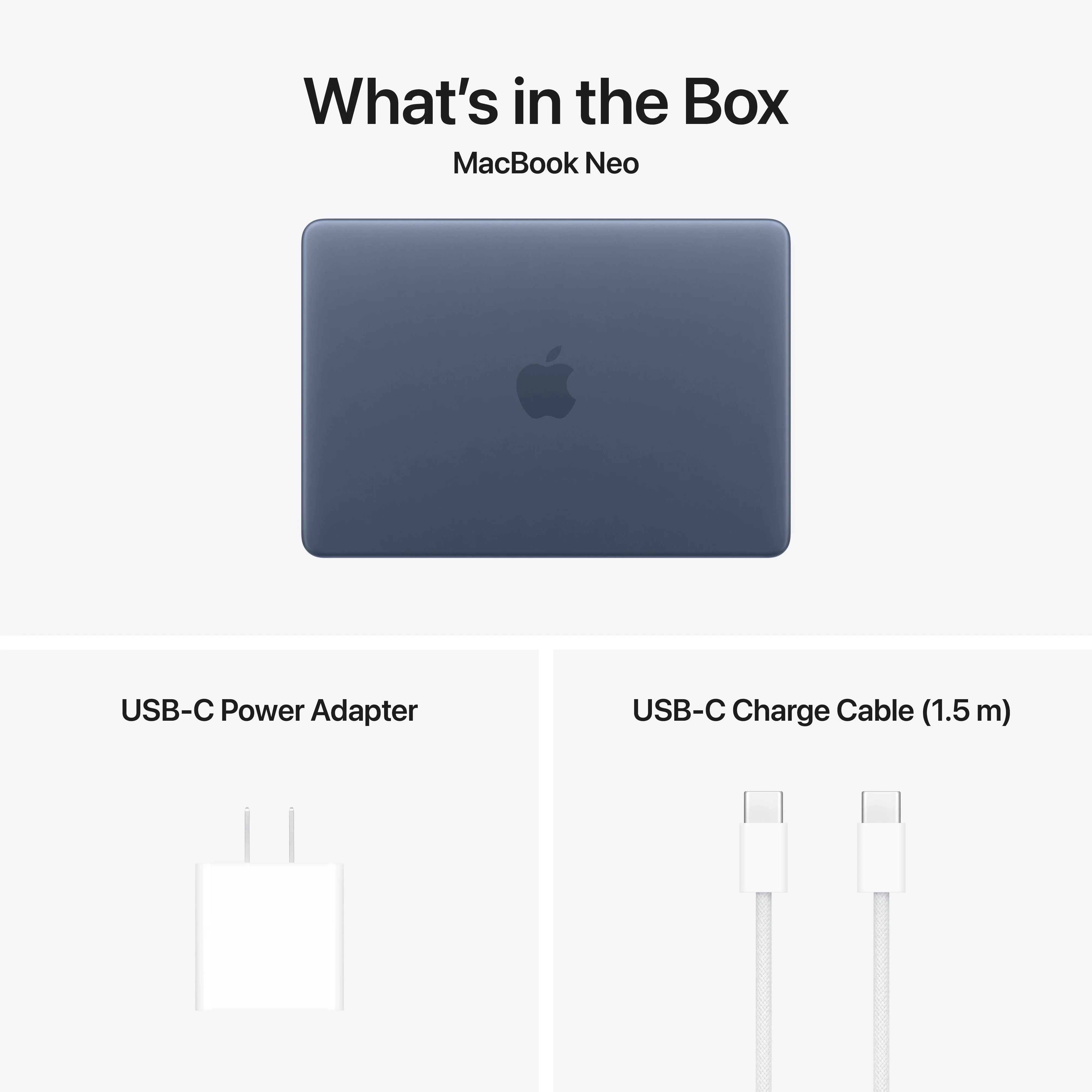 13-inch MacBook Neo: Apple A18 Pro chip with 6‑core CPU and 5‑core GPU, Magic Keyboard with Touch ID, 512GB SSD - Indigo - Image 10