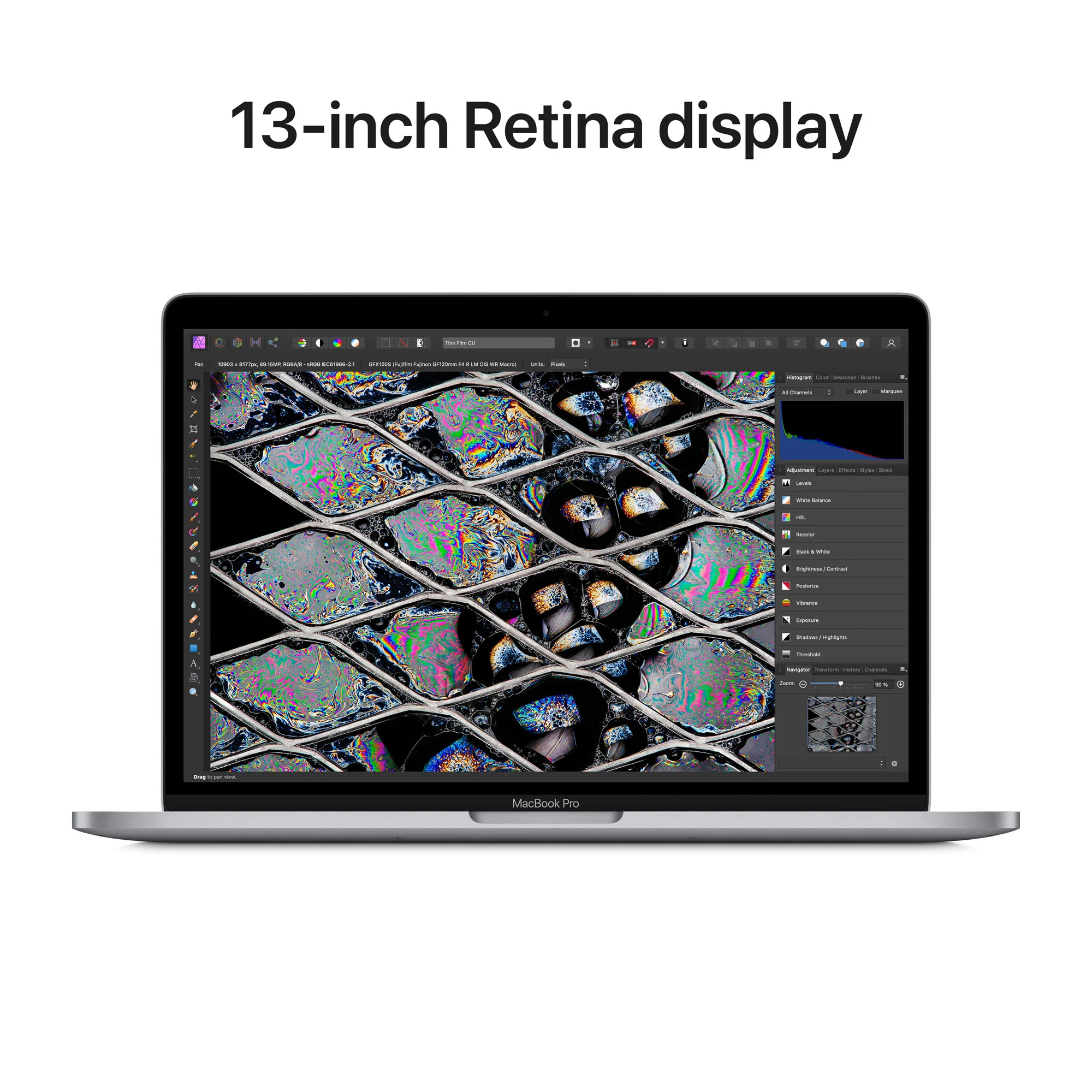 13-inch MacBook Pro: Apple M2 chip with 8-core CPU and 10-core GPU 512GB SSD - Space Grey - Image 4