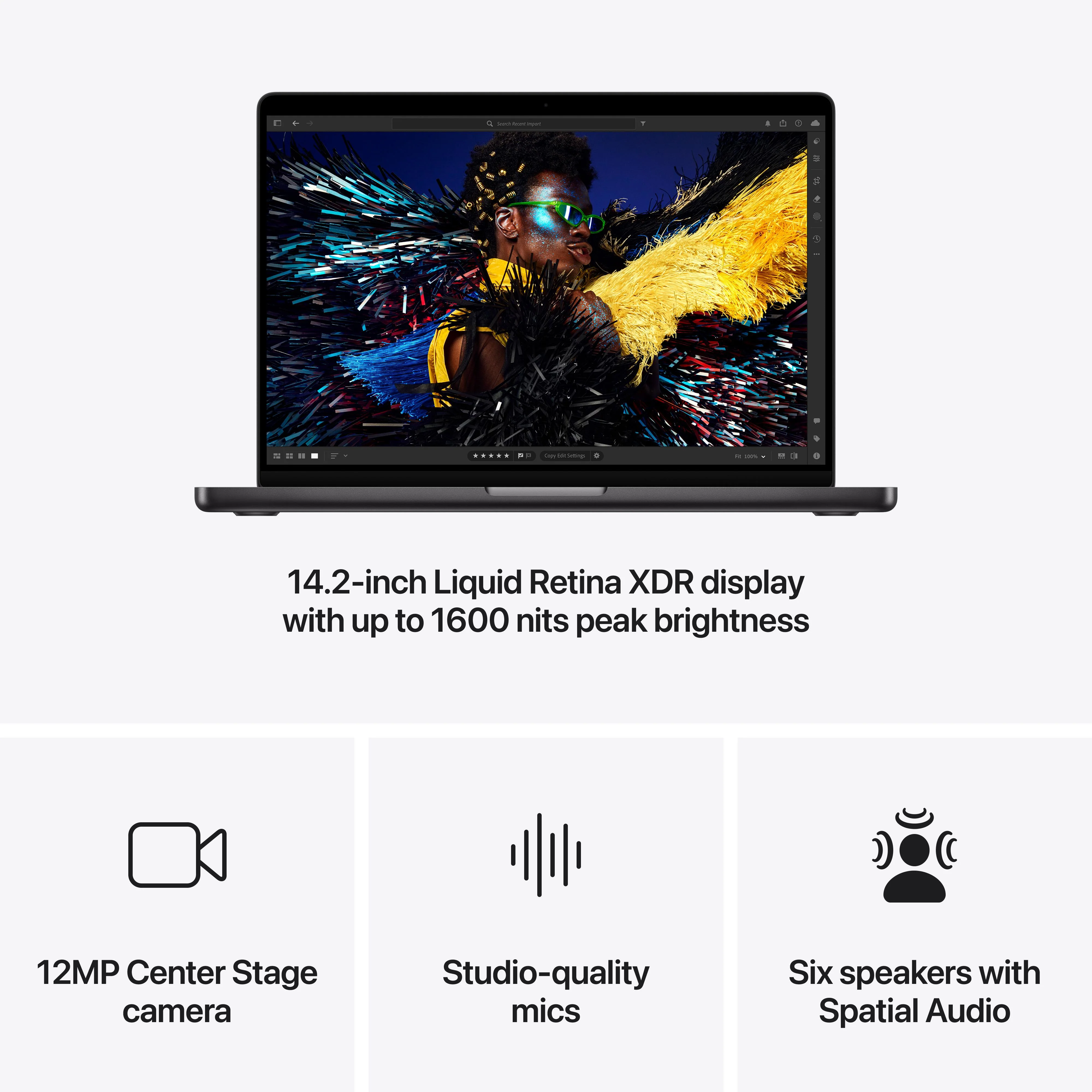 14-inch MacBook Pro: Apple M4 Max chip with 14‚Äëcore CPU and 32‚Äëcore GPU, 1TB SSD - Space Black - Image 6
