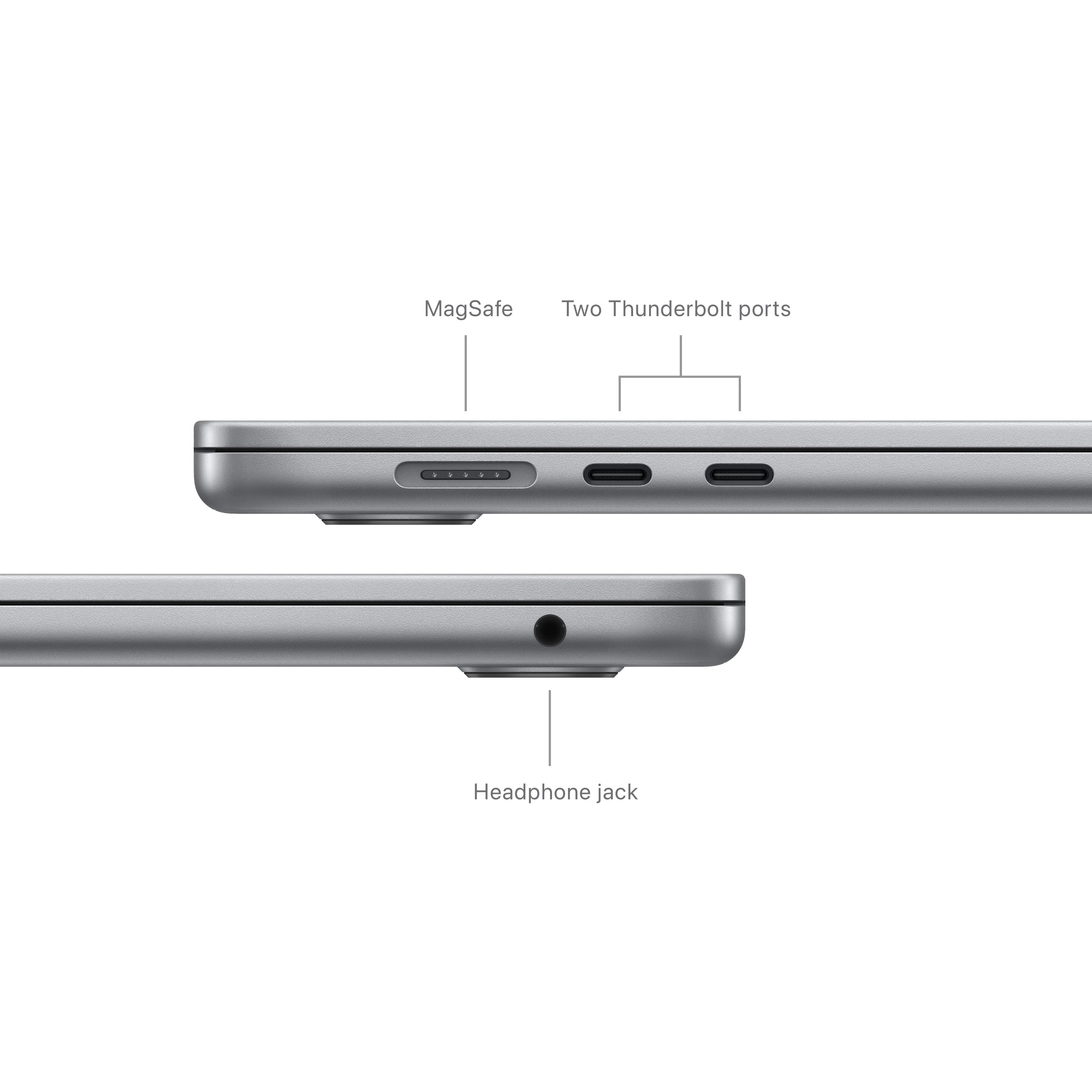 15-inch MacBook Air: Apple M3 chip with 8‑core CPU and 10‑core GPU, 512GB SSD - Space Gray - Image 7
