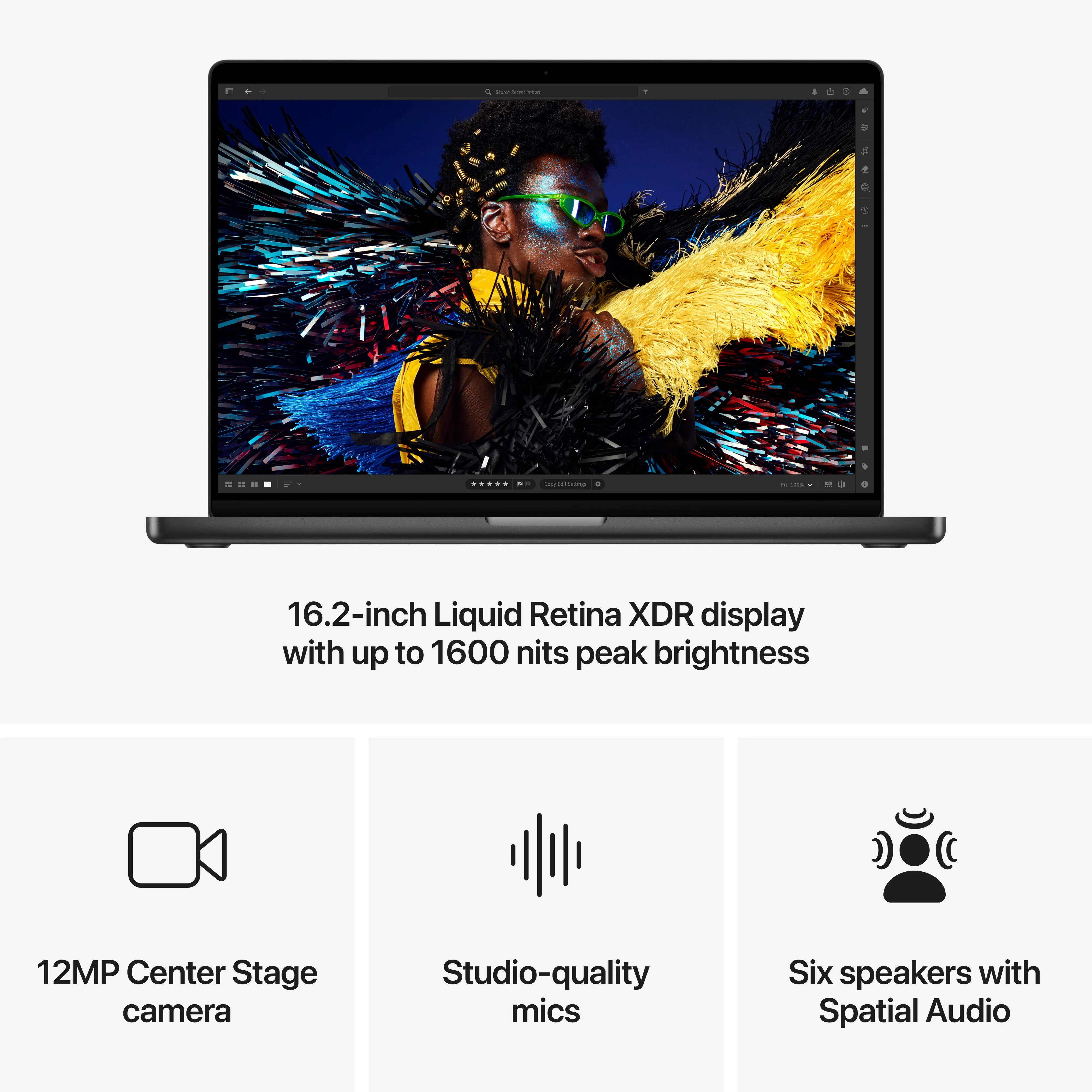16-inch MacBook Pro: Apple M4 Max chip with 16‚Äëcore CPU and 40‚Äëcore GPU, 1TB SSD - Space Black - Image 6