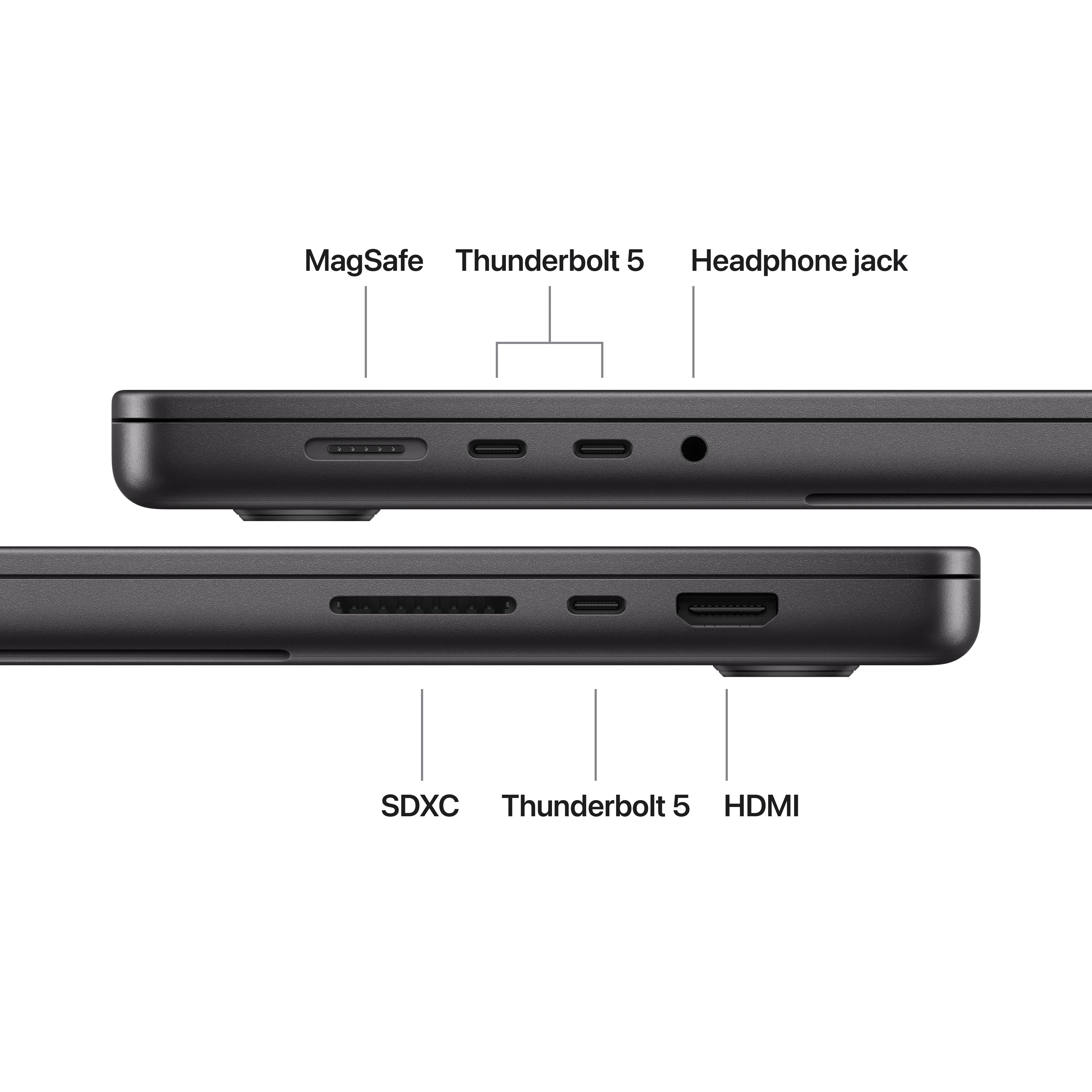 16-inch MacBook Pro: Apple M5 Max chip with 18-core CPU and 40-core GPU, 2TB SSD - Space Black - Image 7