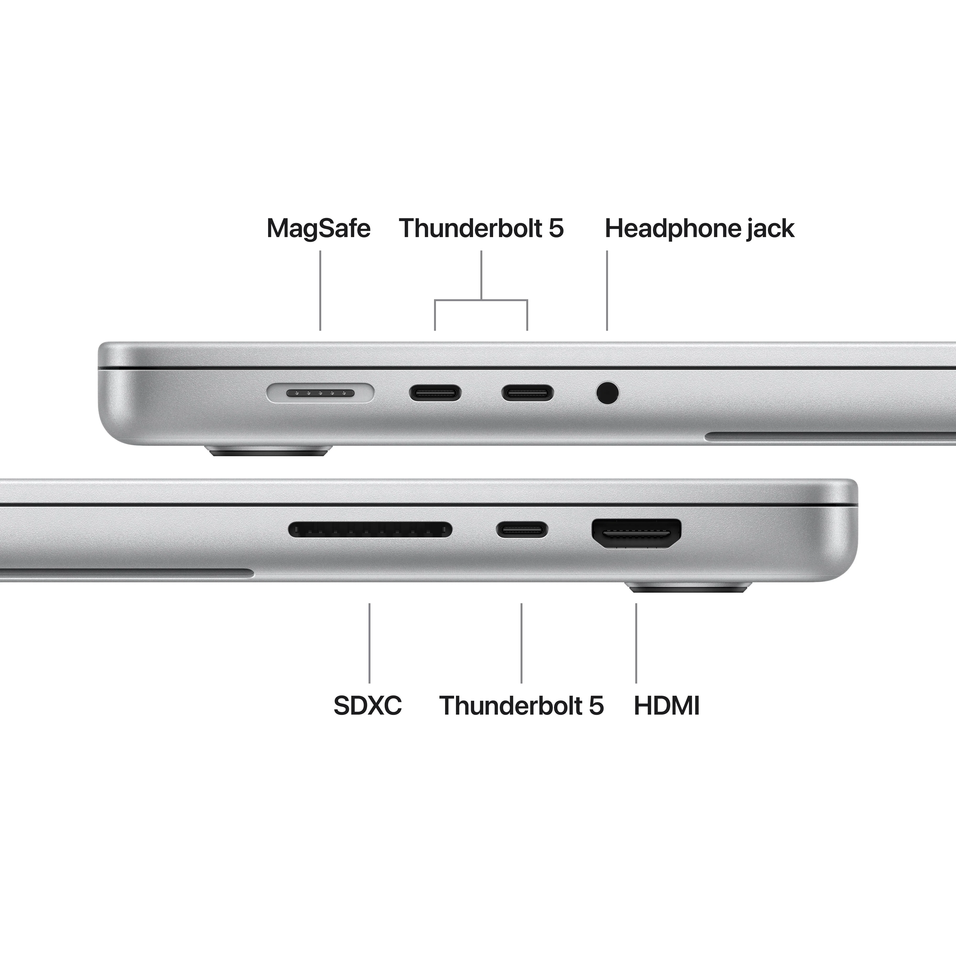 16-inch MacBook Pro: Apple M5 Pro chip with 18-core CPU and 20-core GPU, 1TB SSD - Silver - Image 7