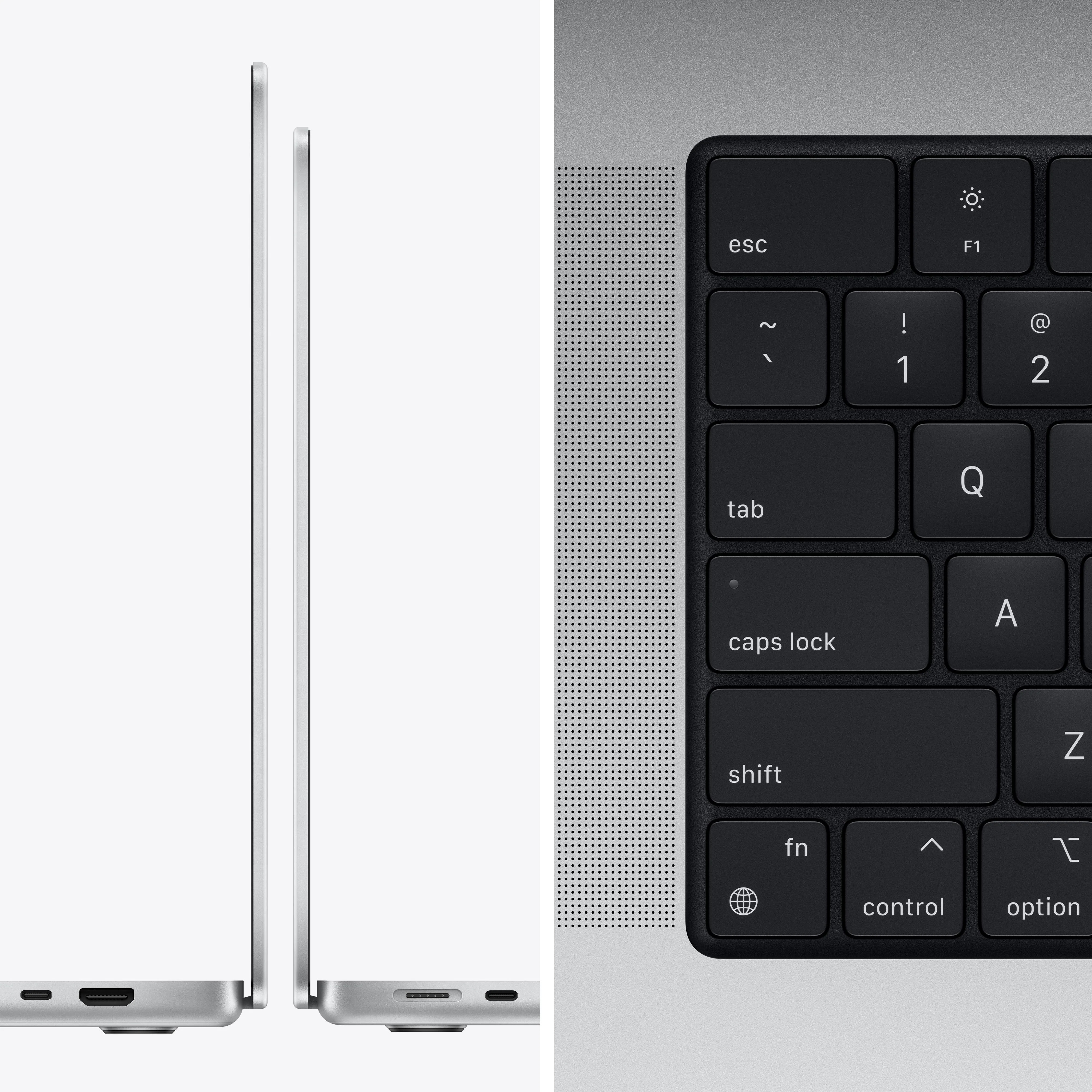 16-inch MacBook Pro: Apple M1 Max chip with 10_core CPU and 32_core GPU 1TB SSD - Silver - Image 4