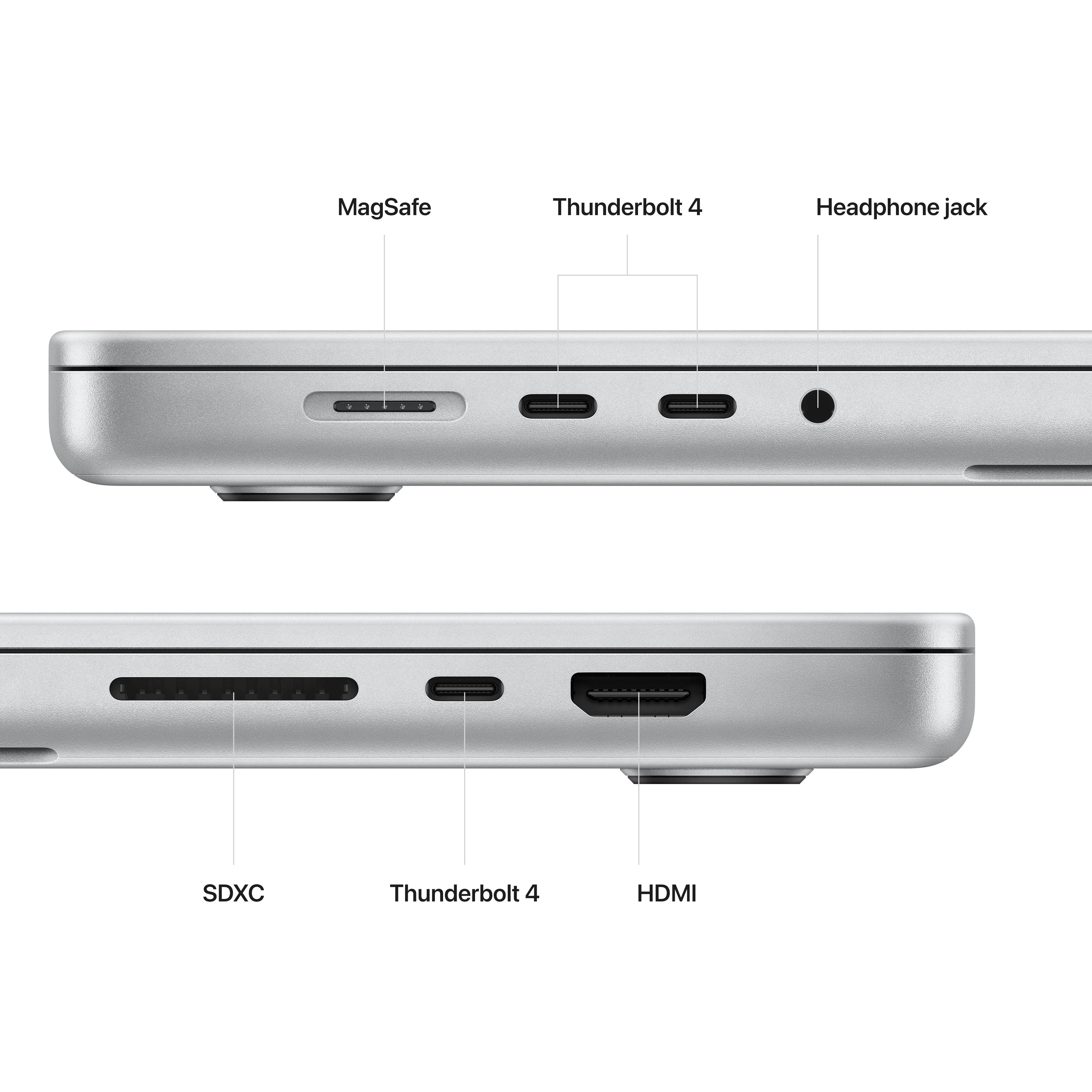 "16-inch MacBook Pro: Apple M2 Max chip with 12-core CPU and 38-core GPU, 1TB SSD - Silver" - Image 6