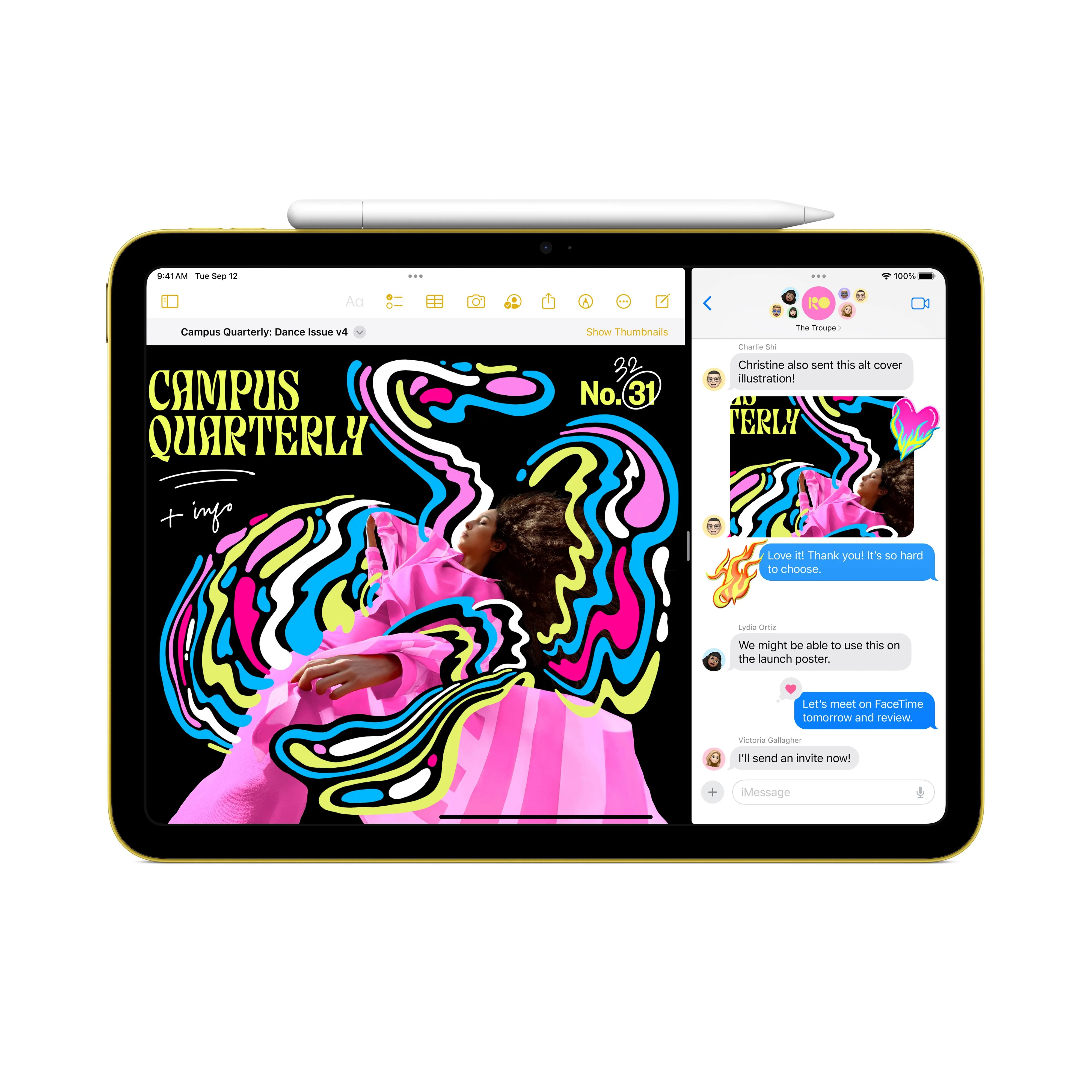 10.9-inch iPad Wi-Fi + Cellular 64GB - Blue (10th generation) - Image 5