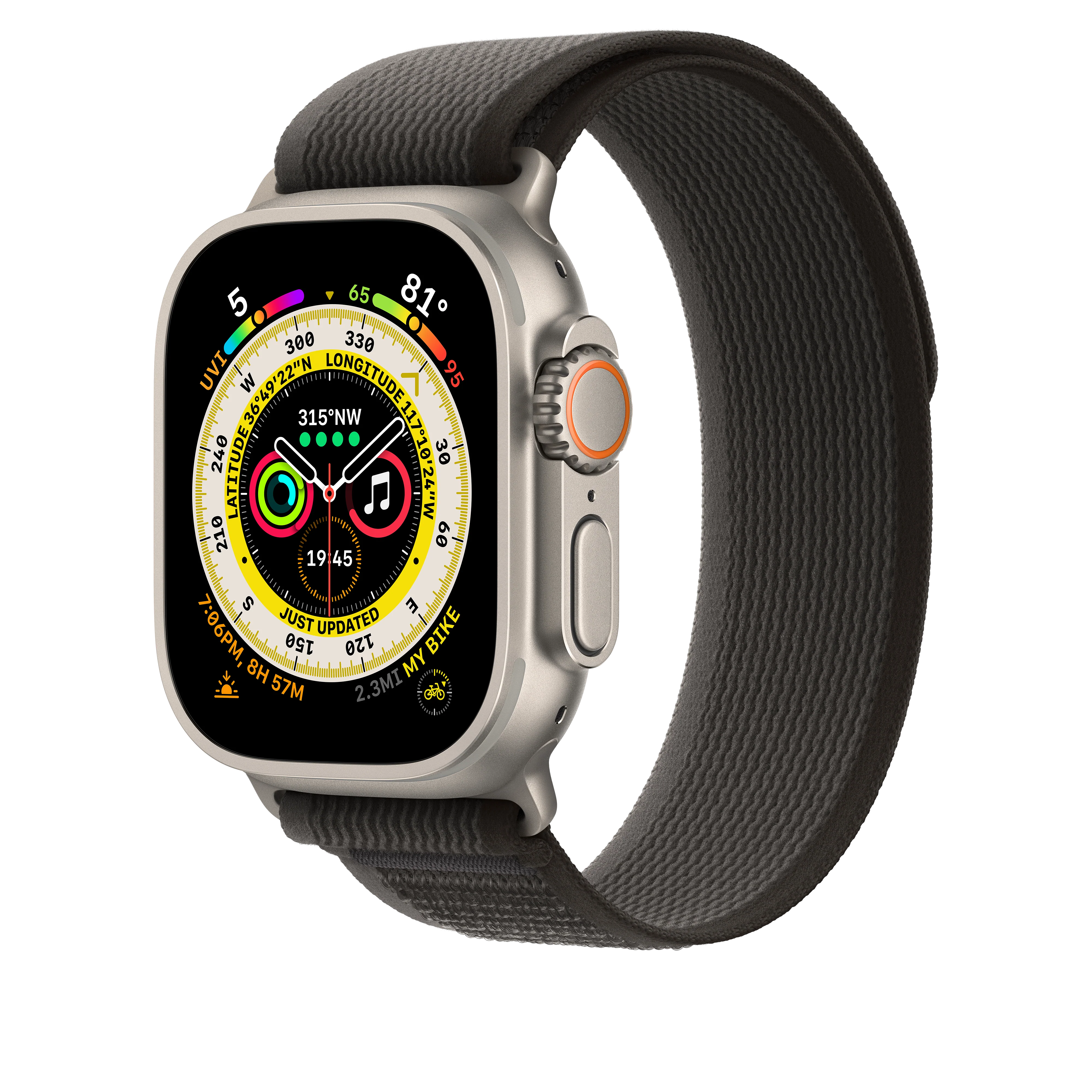 49mm Black/Gray Trail Loop - M/L - Image 2