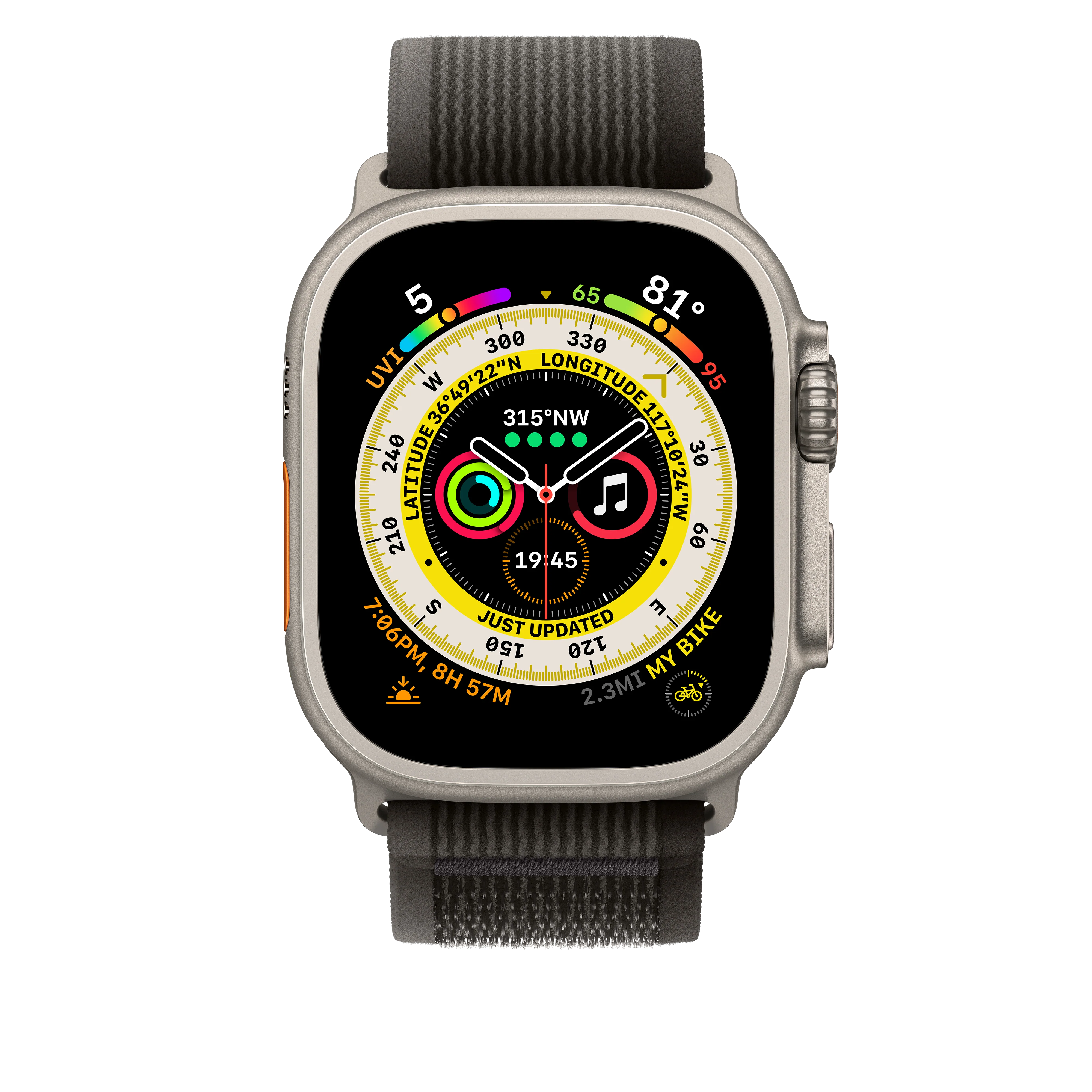 49mm Black/Gray Trail Loop - M/L - Image 3