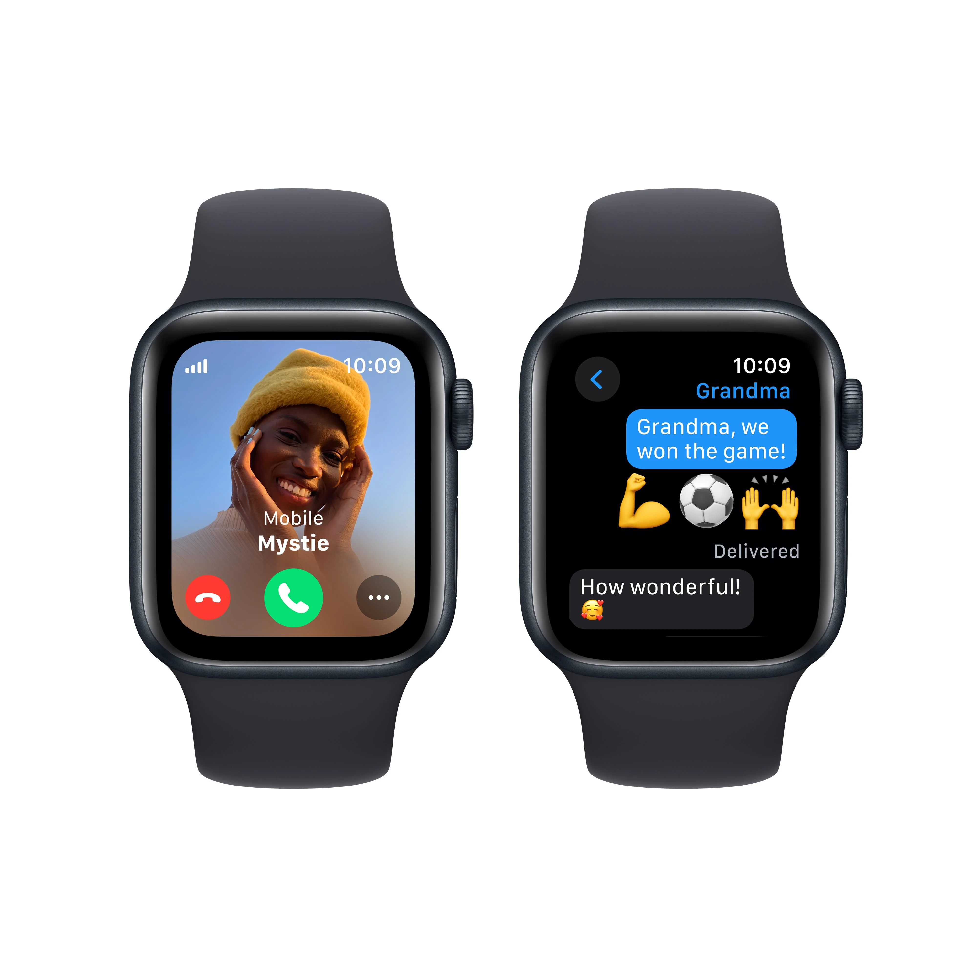 Apple Watch SE GPS + Cellular 40mm Midnight Aluminum Case with Midnight Sport Band - S/M - Image 4