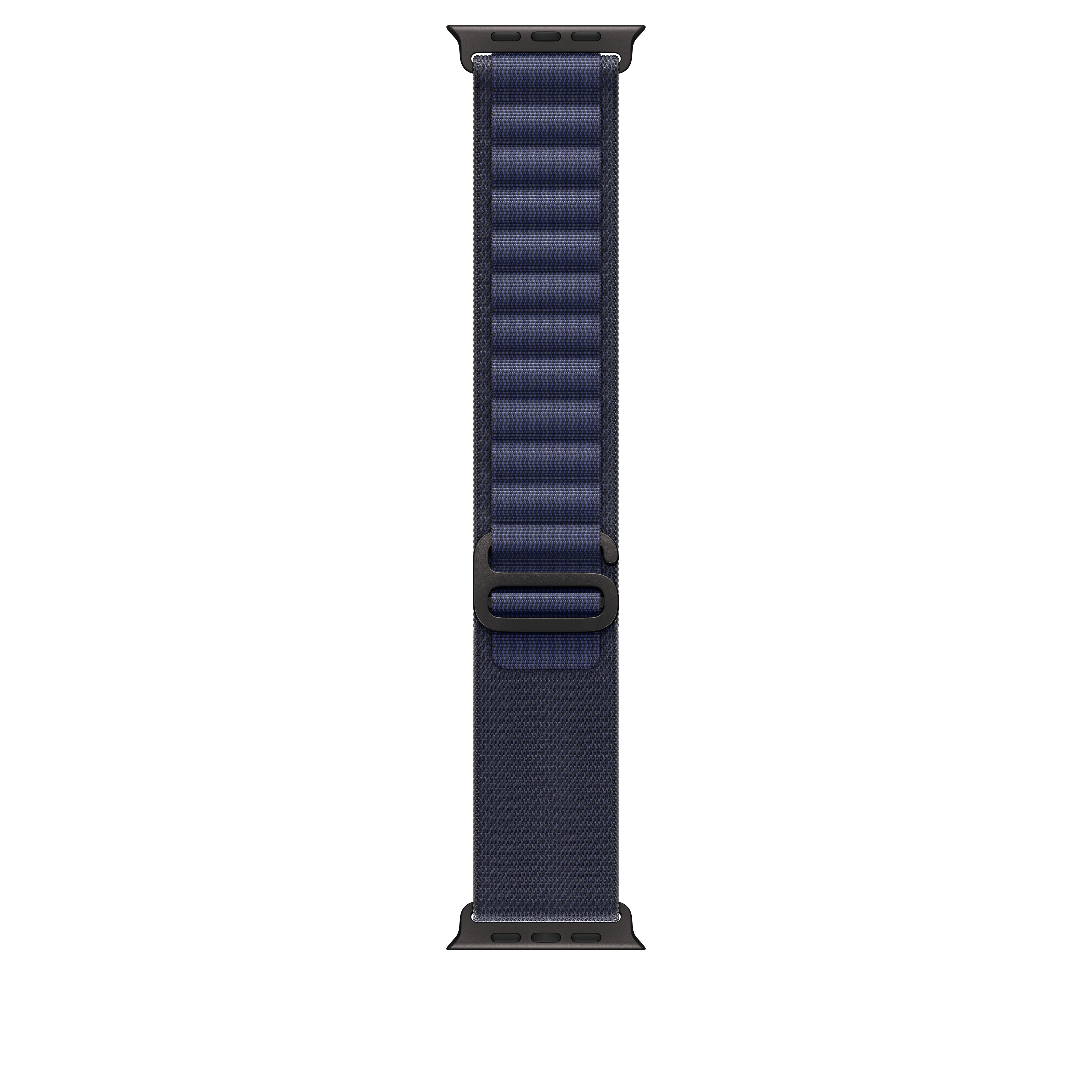 49mm Navy Alpine Loop - Medium - Black Titanium Finish