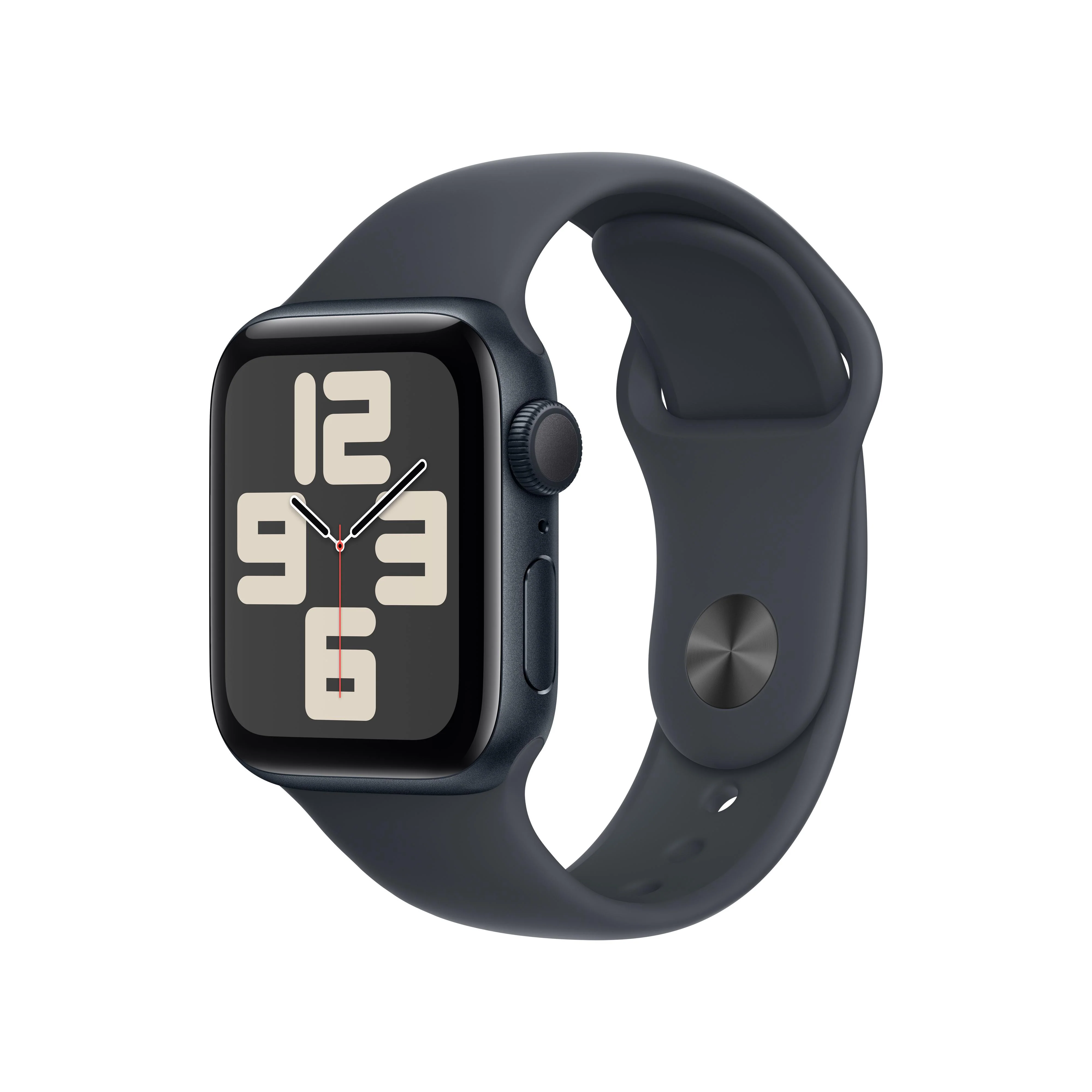 Apple Watch SE GPS 40mm Midnight Aluminum Case with Midnight Sport Band - S/M