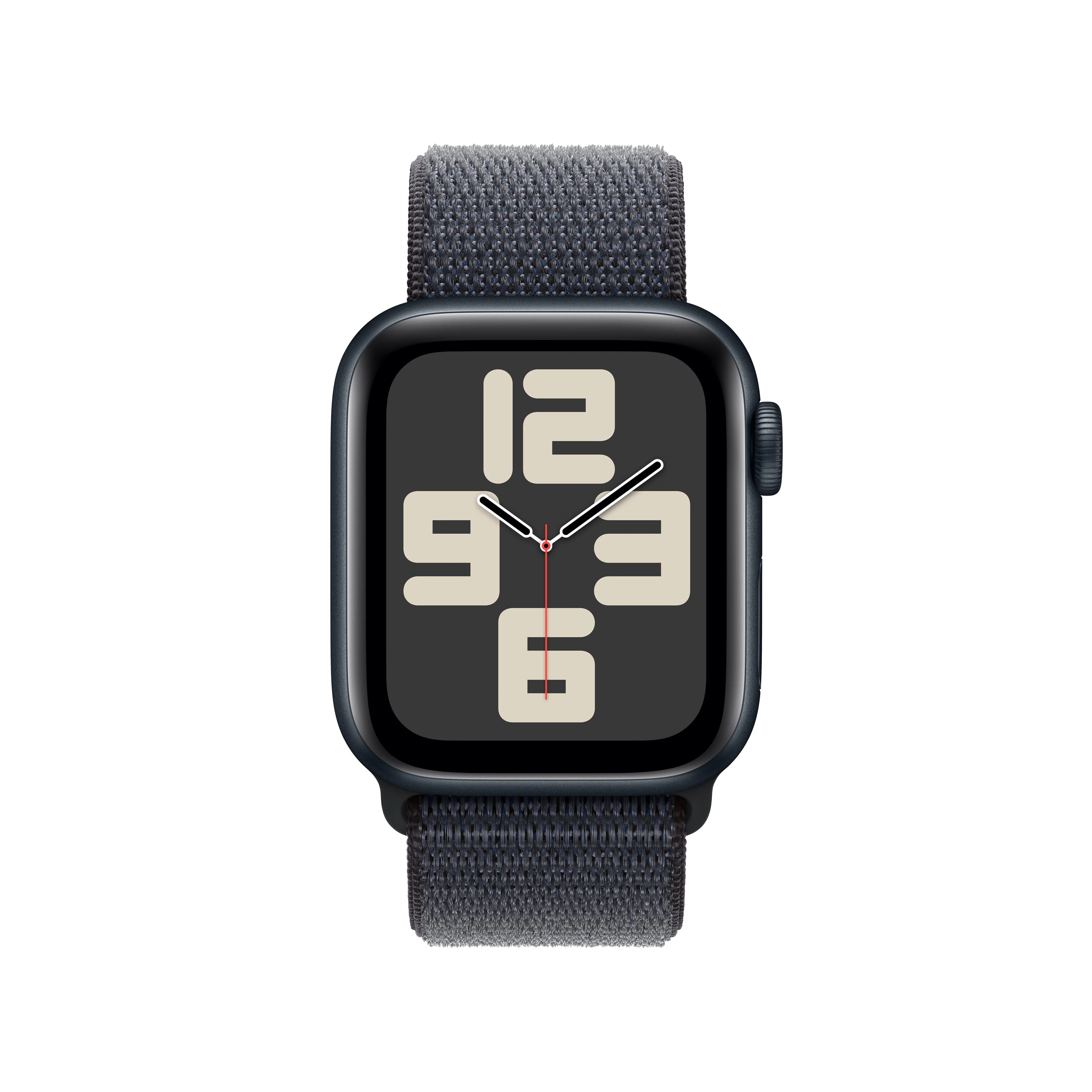 Apple Watch SE GPS 40mm Midnight Aluminum Case with Ink Sport Loop - Image 2