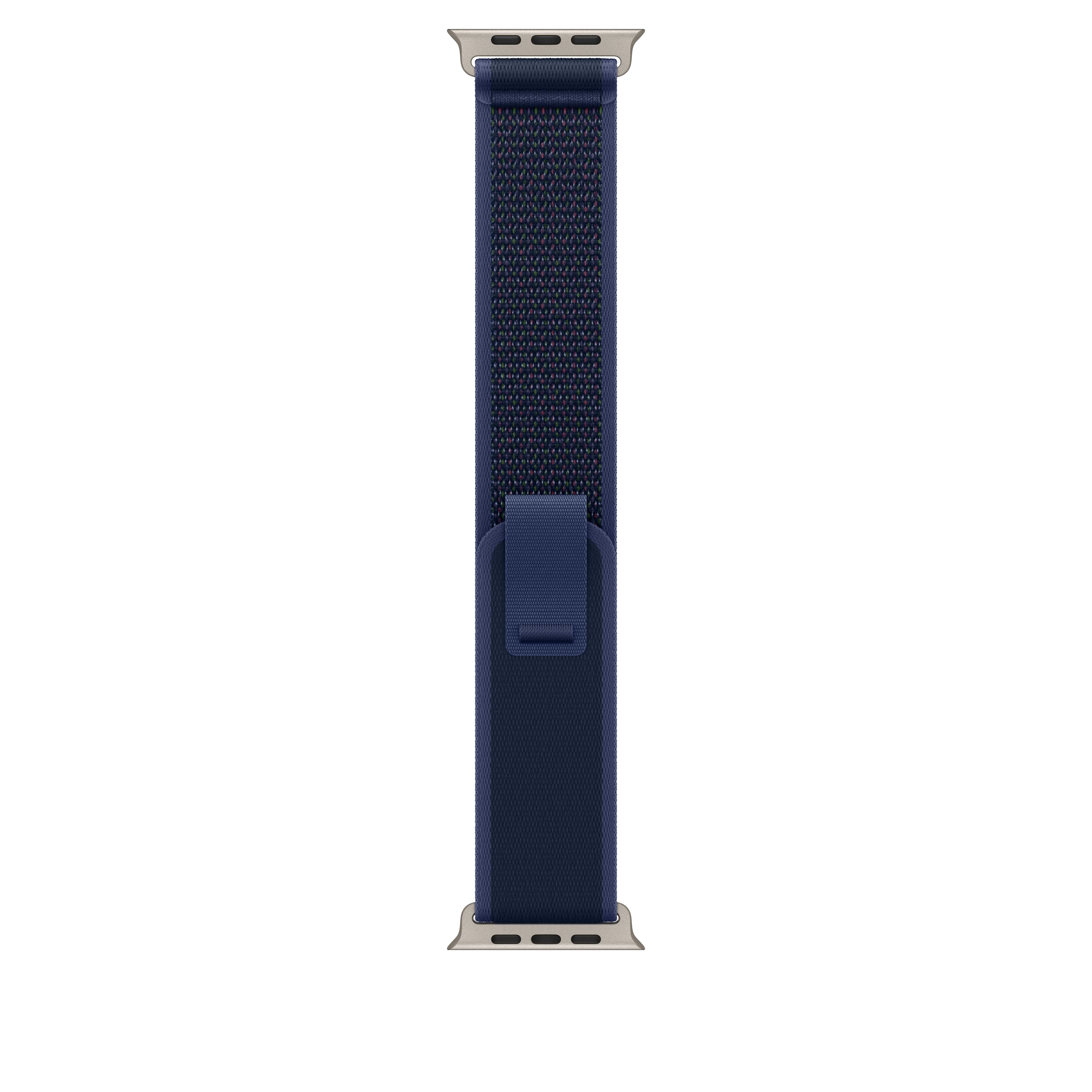 49mm Blue Trail Loop - M/L - Natural Titanium Finish