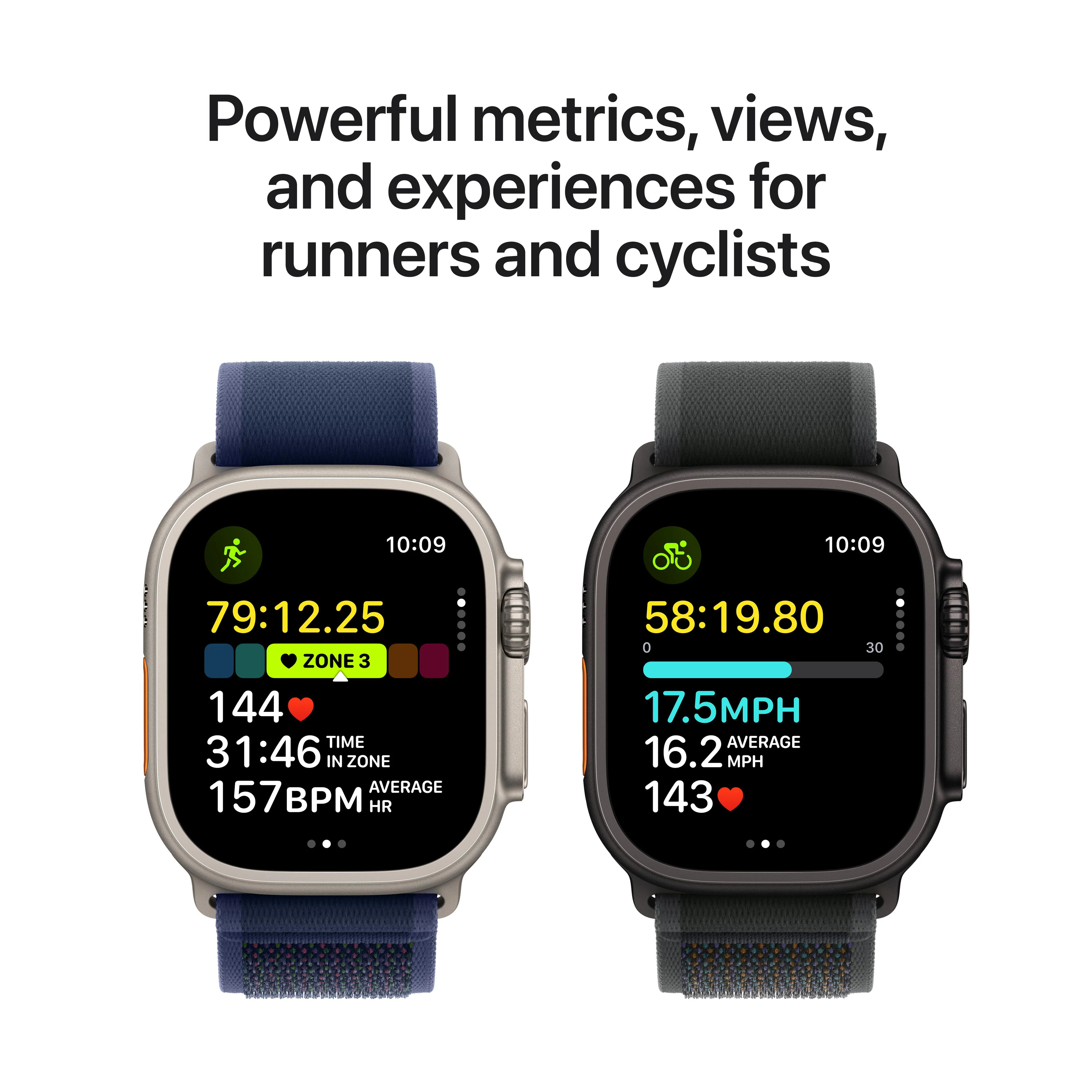 Apple Watch Ultra 2 GPS + Cellular 49mm Black Titanium Case with Black Trail Loop - S/M - Image 4