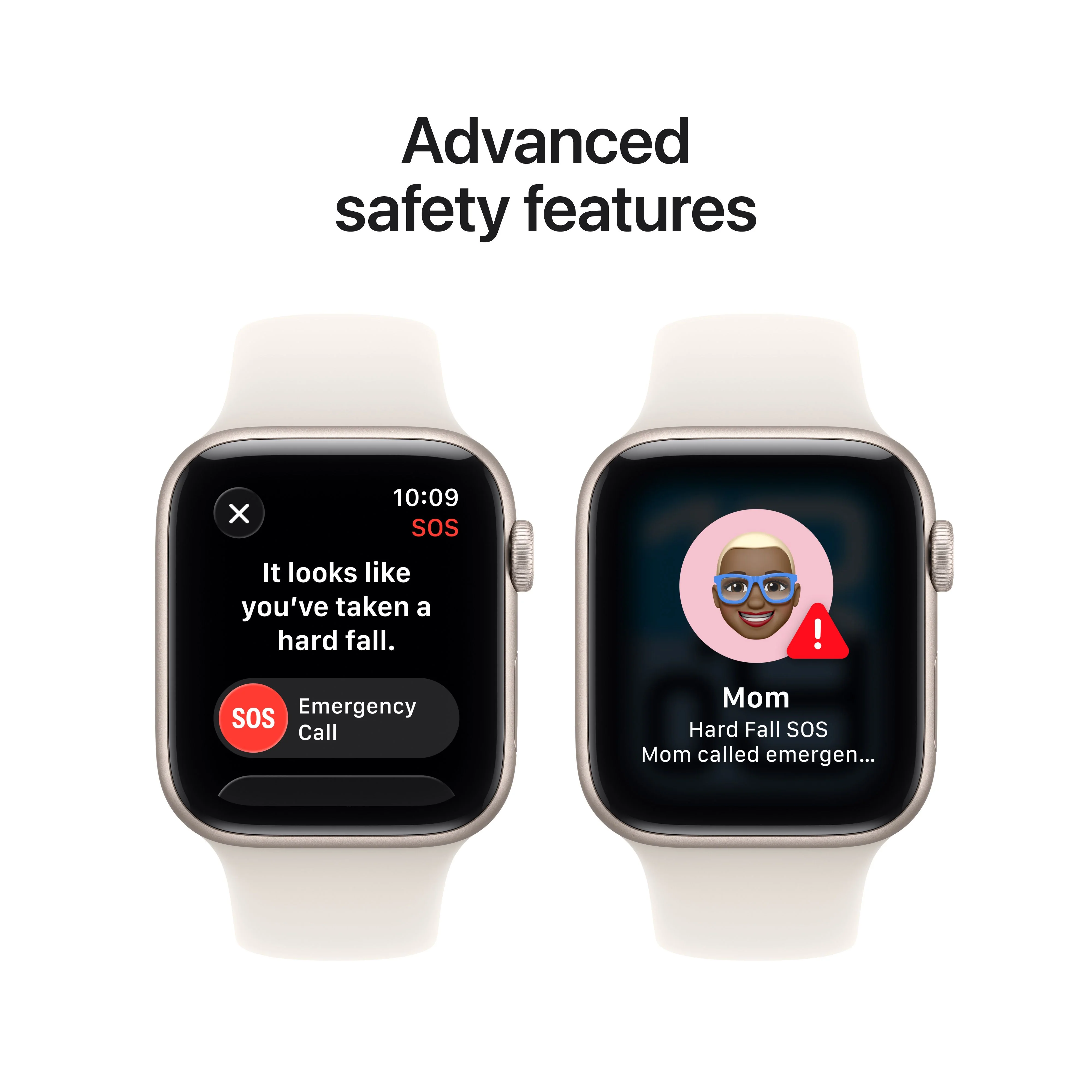 Apple Watch SE 3 GPS + Cellular 44mm Starlight Aluminium Case with Starlight Sport Band - S/M - Image 7