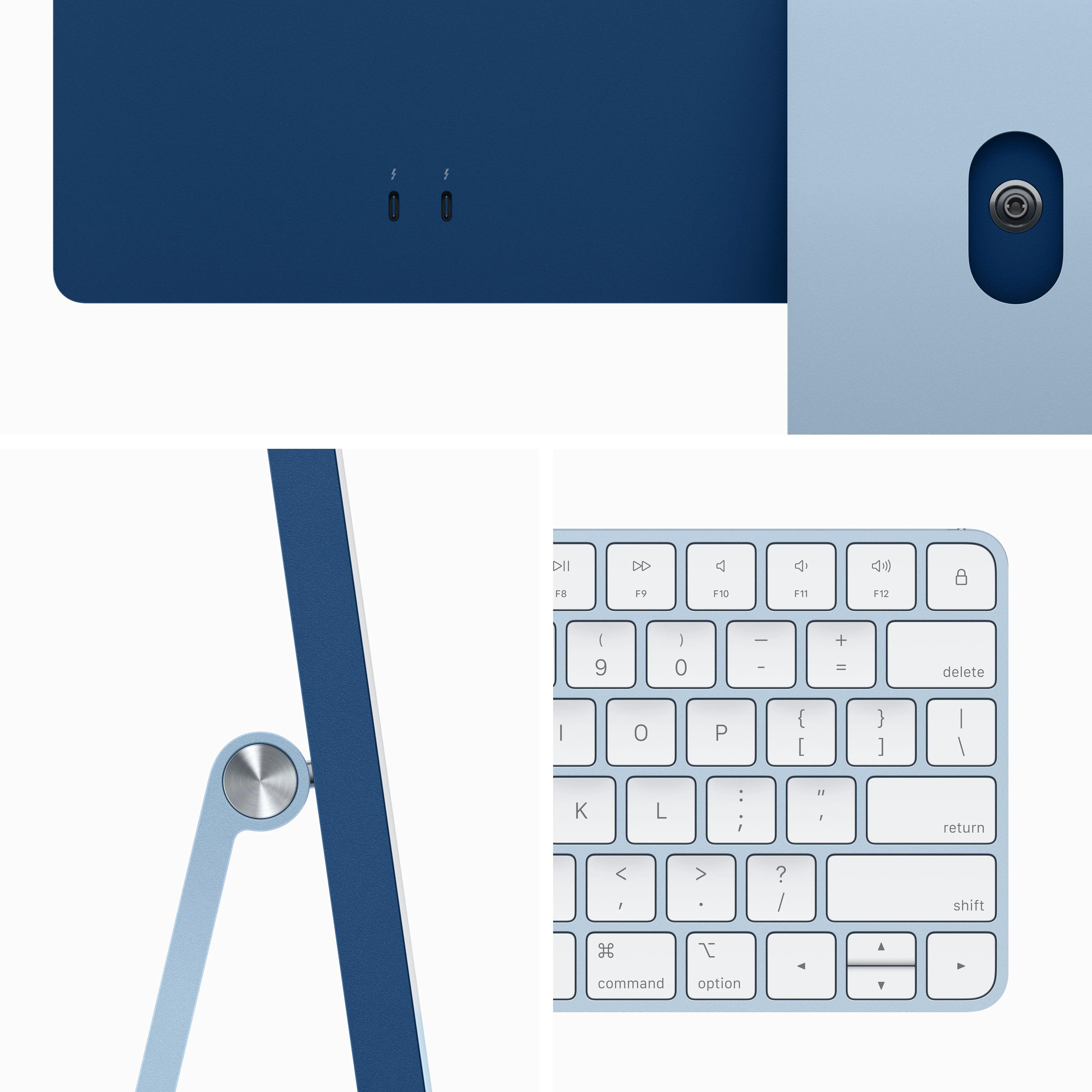 24-inch iMac with Retina 4.5K display: Apple M3 chip with 8‚Äëcore CPU and 8‚Äëcore GPU, 256GB SSD - Blue - Image 3