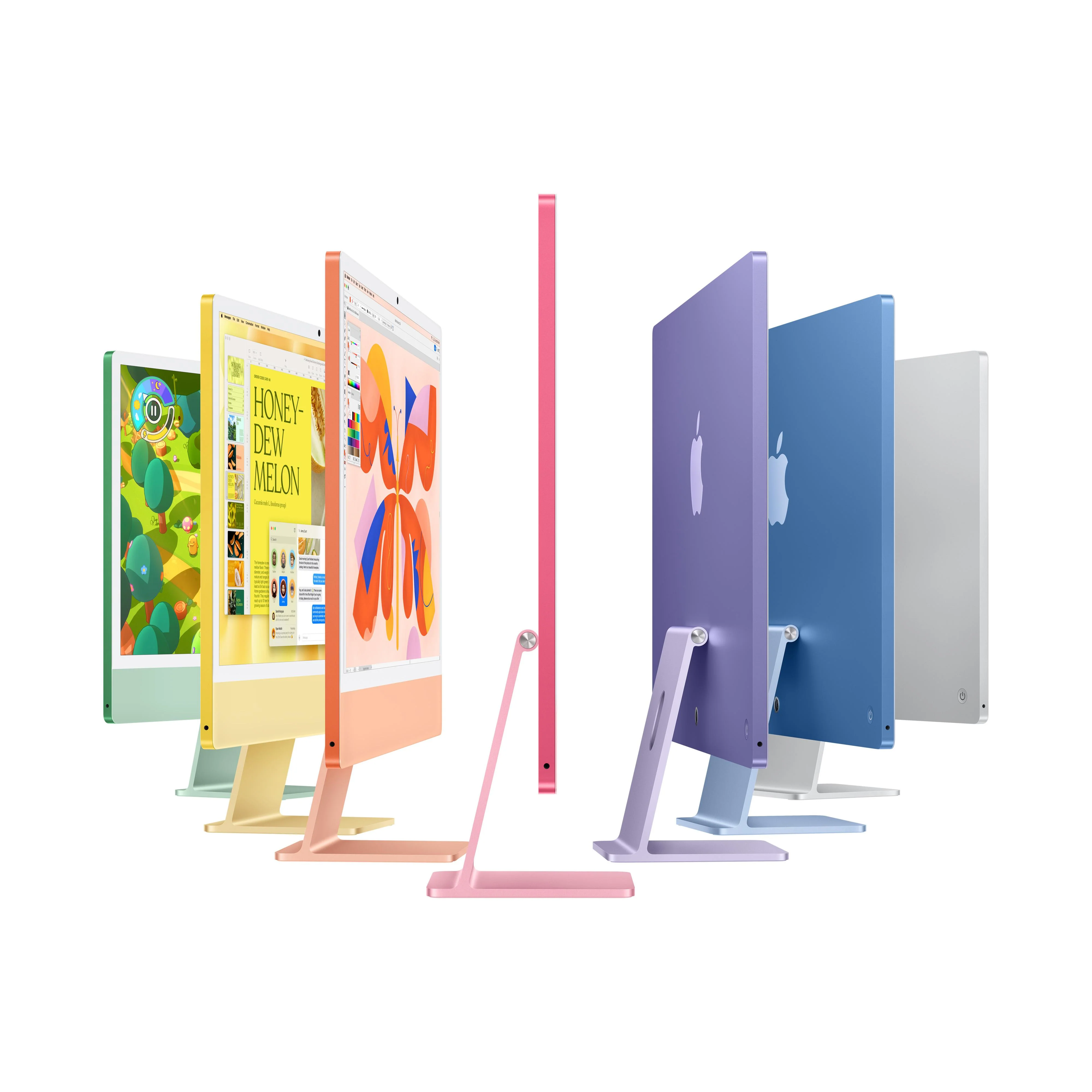 24-inch iMac with Retina 4.5K display: Apple M4 chip with 10-core CPU and 10-core GPU, 512GB SSD - Green - Image 4