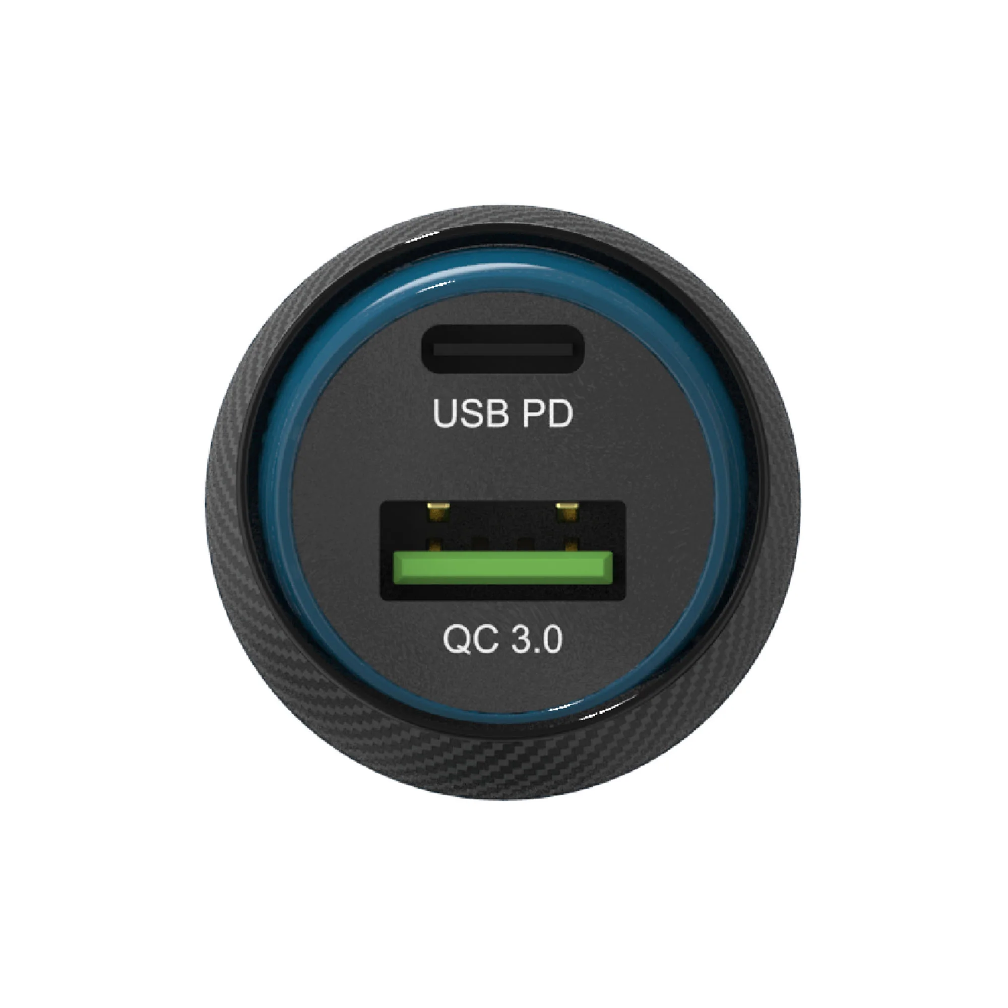 ADAM ELEMENTS OMNIA C1+ Dual Port 45W Car Charger - Black - Image 3