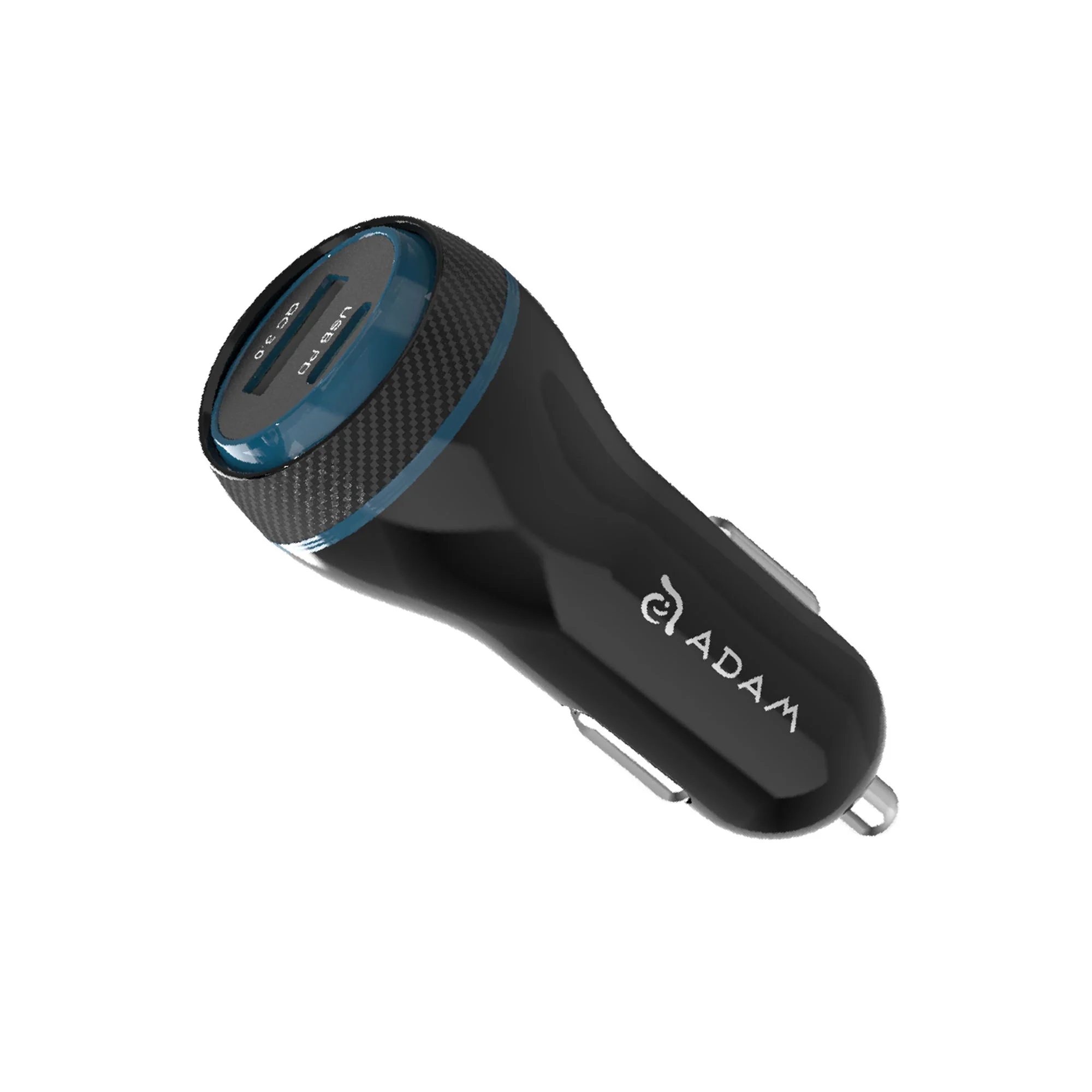 ADAM ELEMENTS OMNIA C1+ Dual Port 45W Car Charger - Black - Image 4