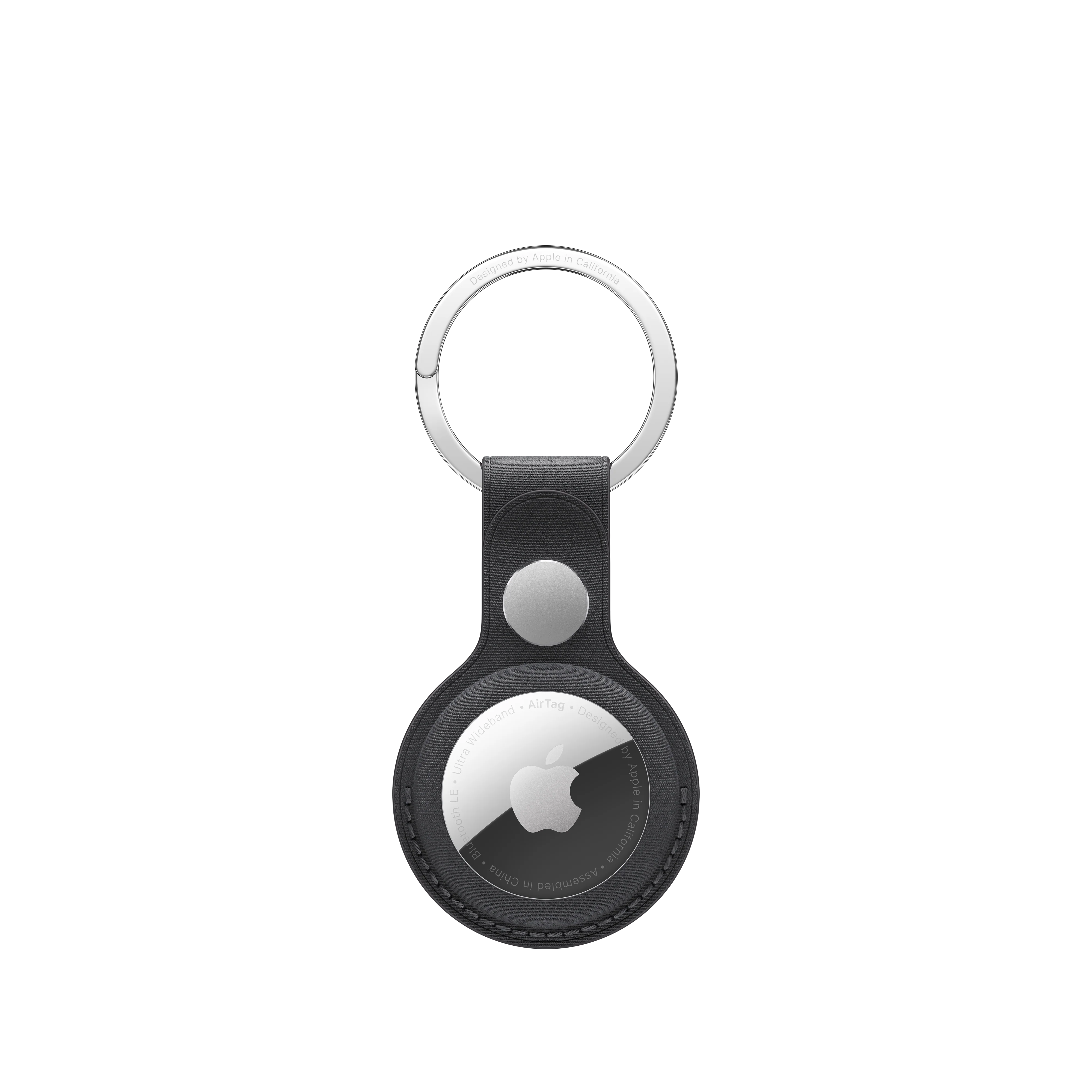 AirTag FineWoven Key Ring - Black