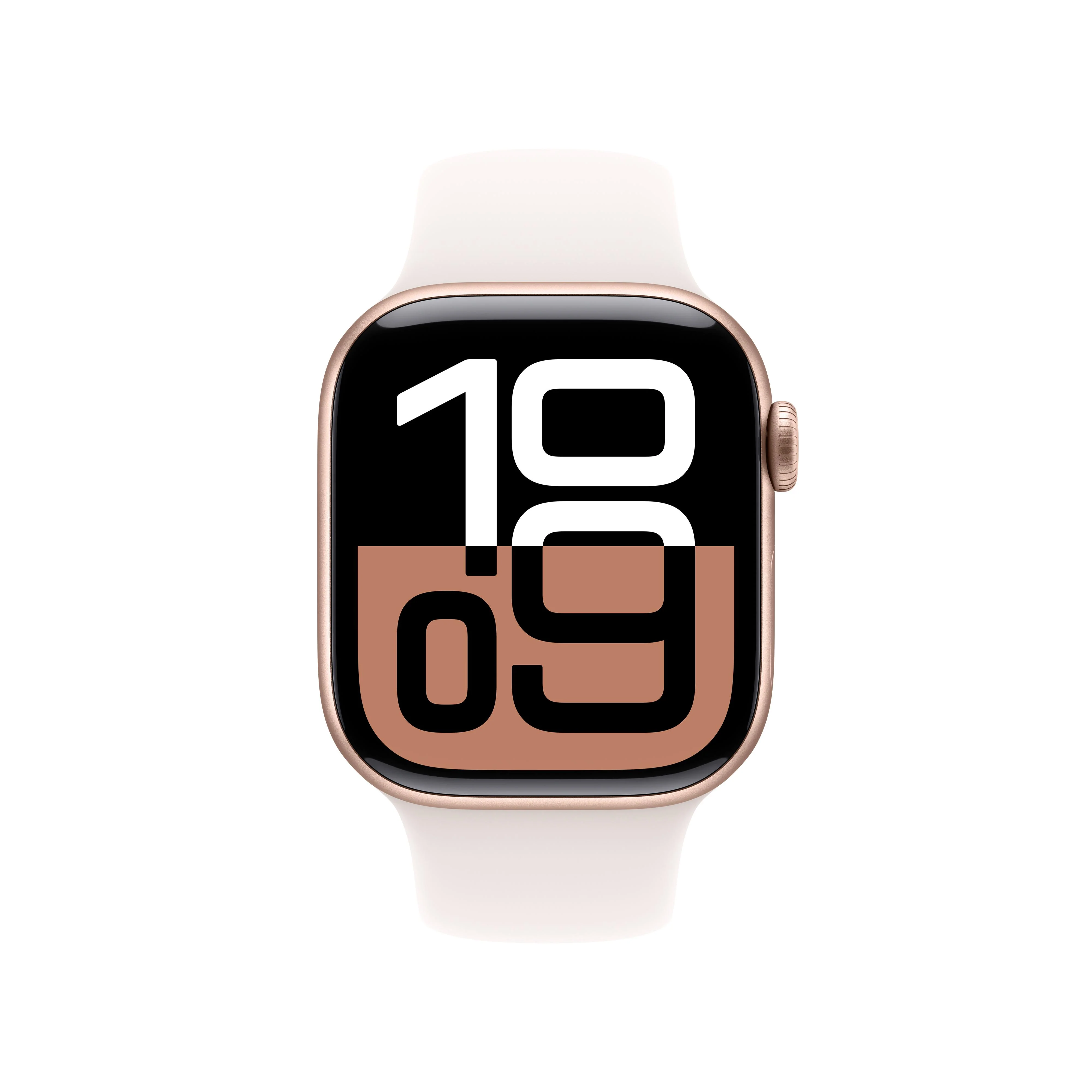 Apple Watch Series 10 GPS + Cellular 42mm Rose Gold Aluminum Case with Light Blush Sport Band - M/L - Image 2
