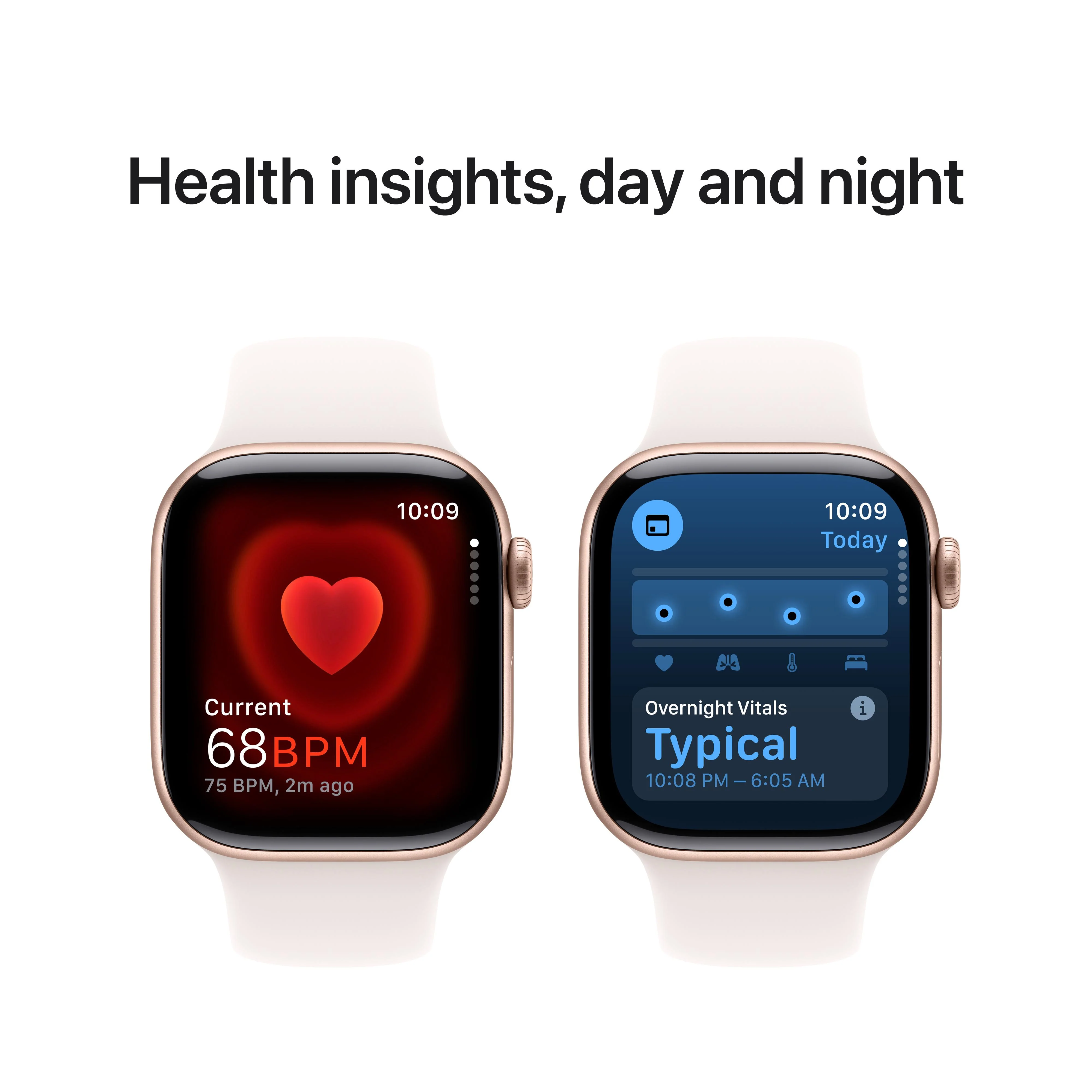 Apple Watch Series 10 GPS + Cellular 42mm Rose Gold Aluminum Case with Light Blush Sport Band - M/L - Image 5