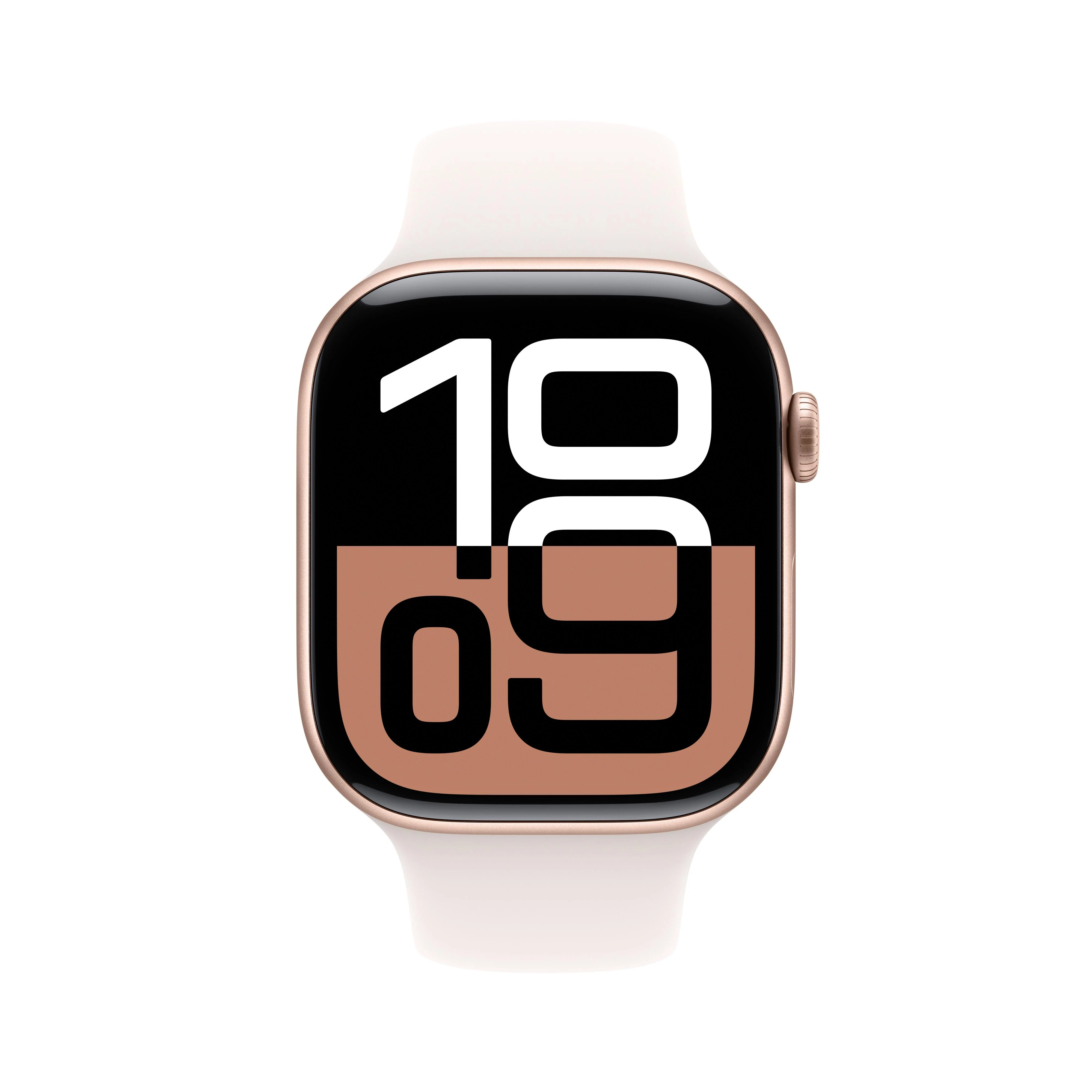 Apple Watch Series 10 GPS 46mm Rose Gold Aluminum Case with Light Blush Sport Band - M/L - Image 2