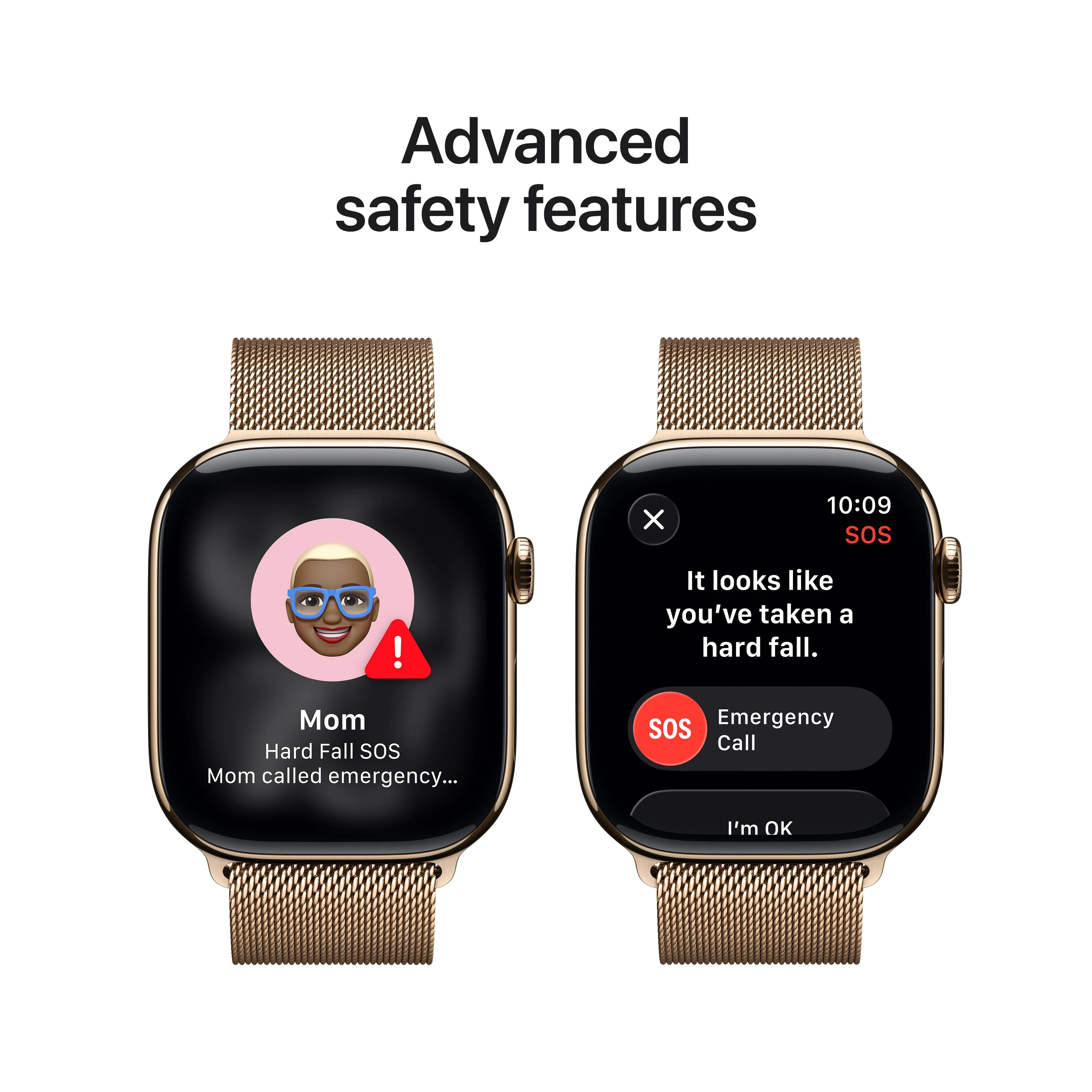 Apple Watch Series 11 GPS + Cellular 46mm Gold Titanium Case with Gold Milanese Loop - M/L - Image 6