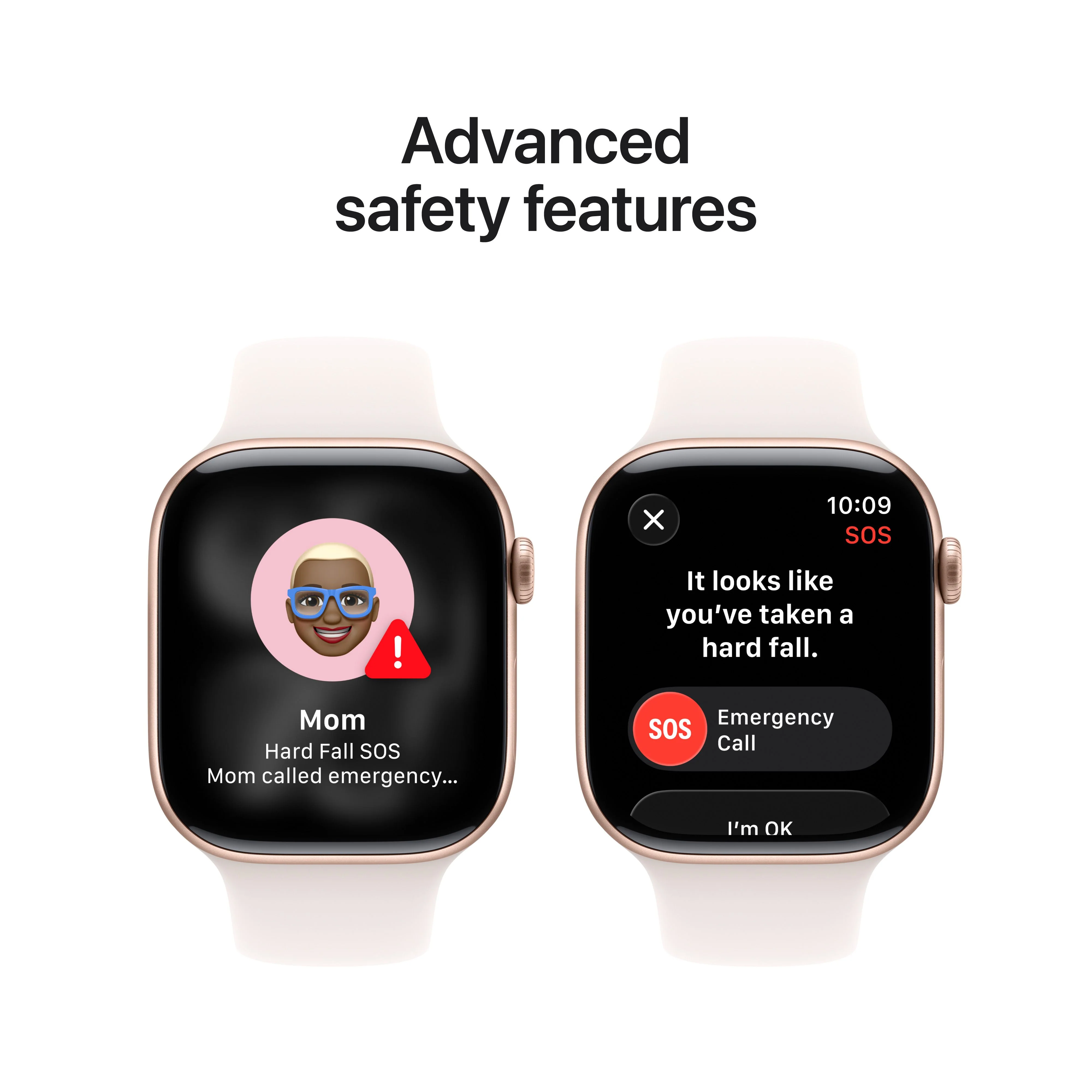 Apple Watch Series 11 GPS + Cellular 46mm Rose Gold Aluminium Case with Light Blush Sport Band - M/L - Image 6