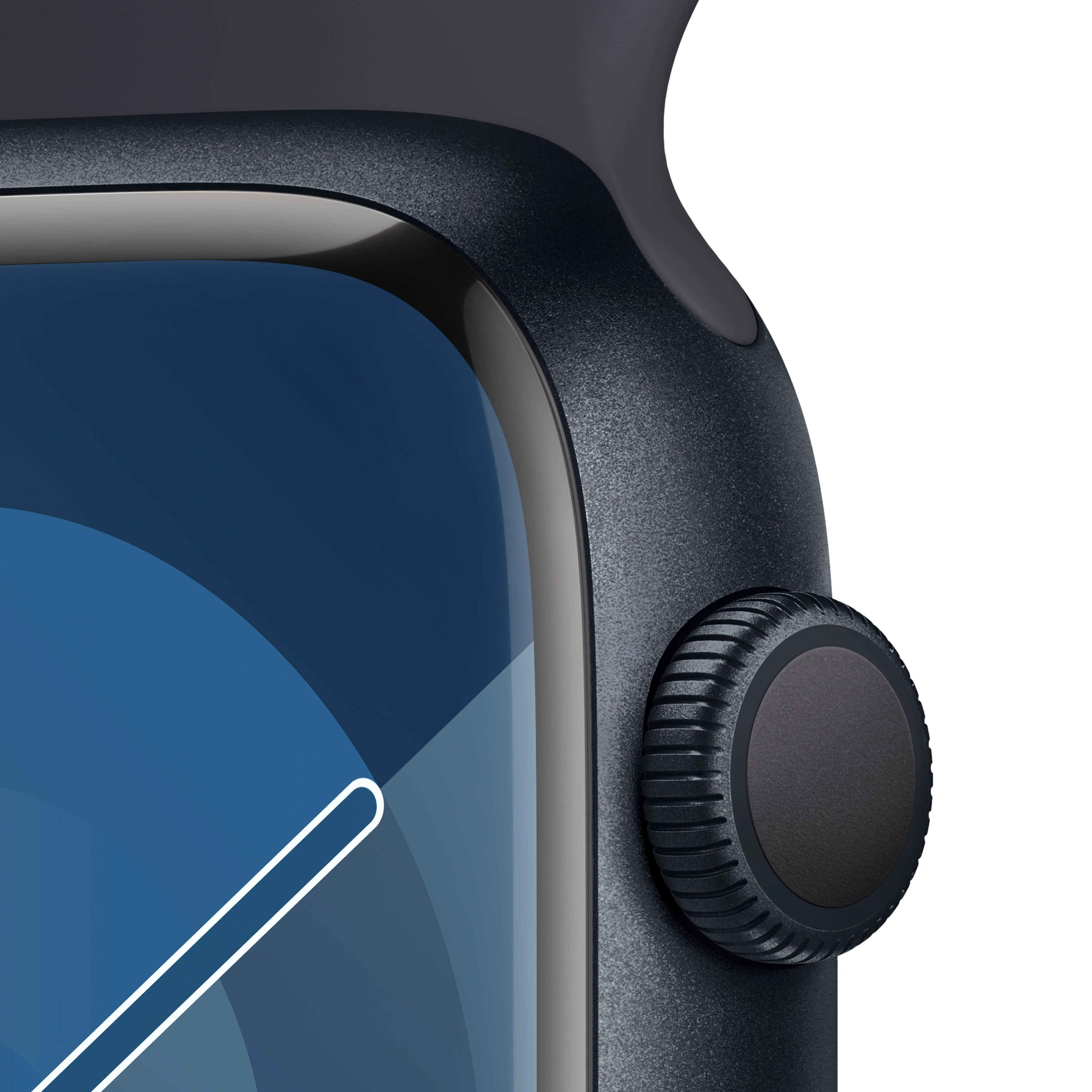 Apple Watch Series 9 GPS 45mm Midnight Aluminum Case with Midnight Sport Band - M/L - Image 3