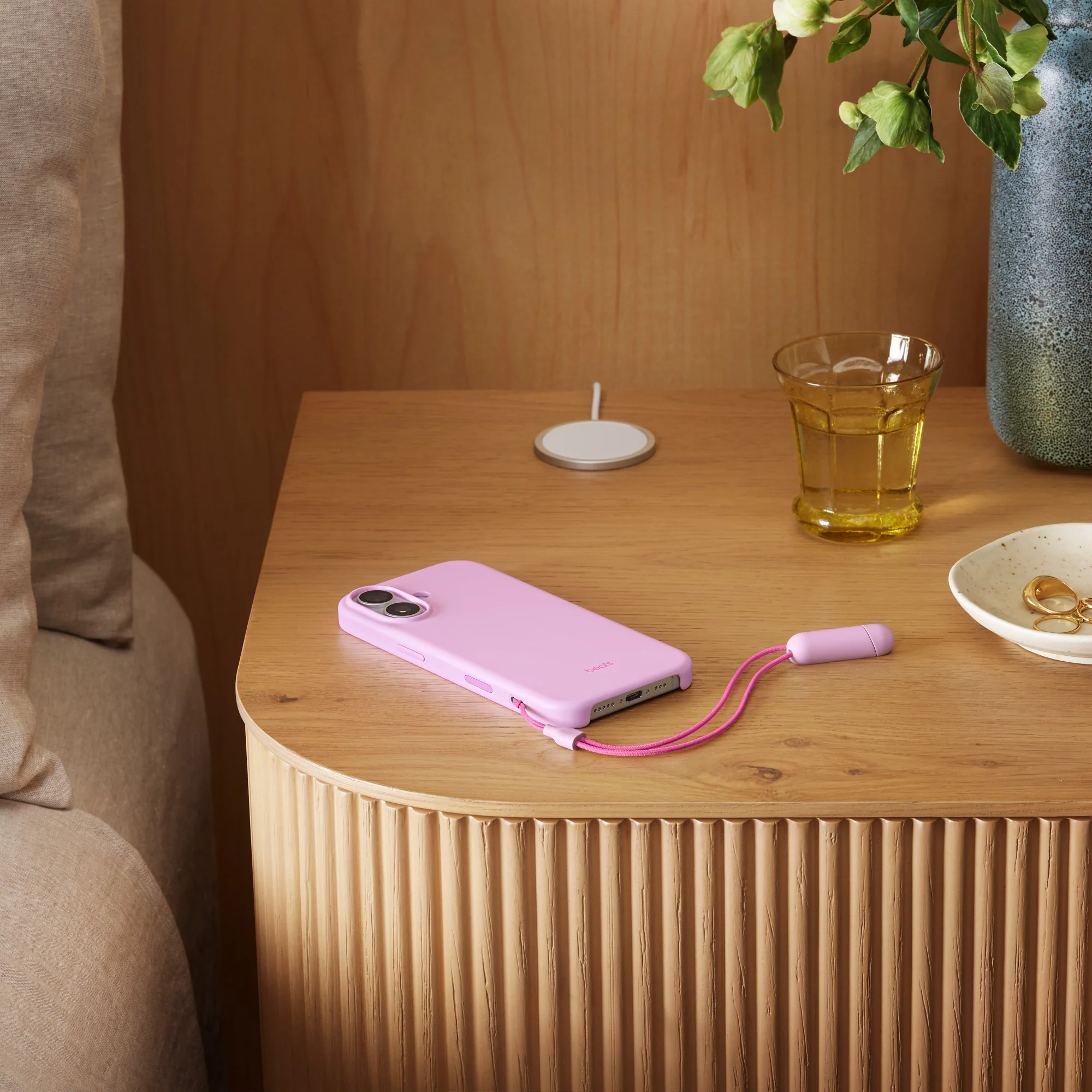 Beats iPhone 17 Kickstand Case with MagSafe and Camera Control - Pebble Pink - Image 2