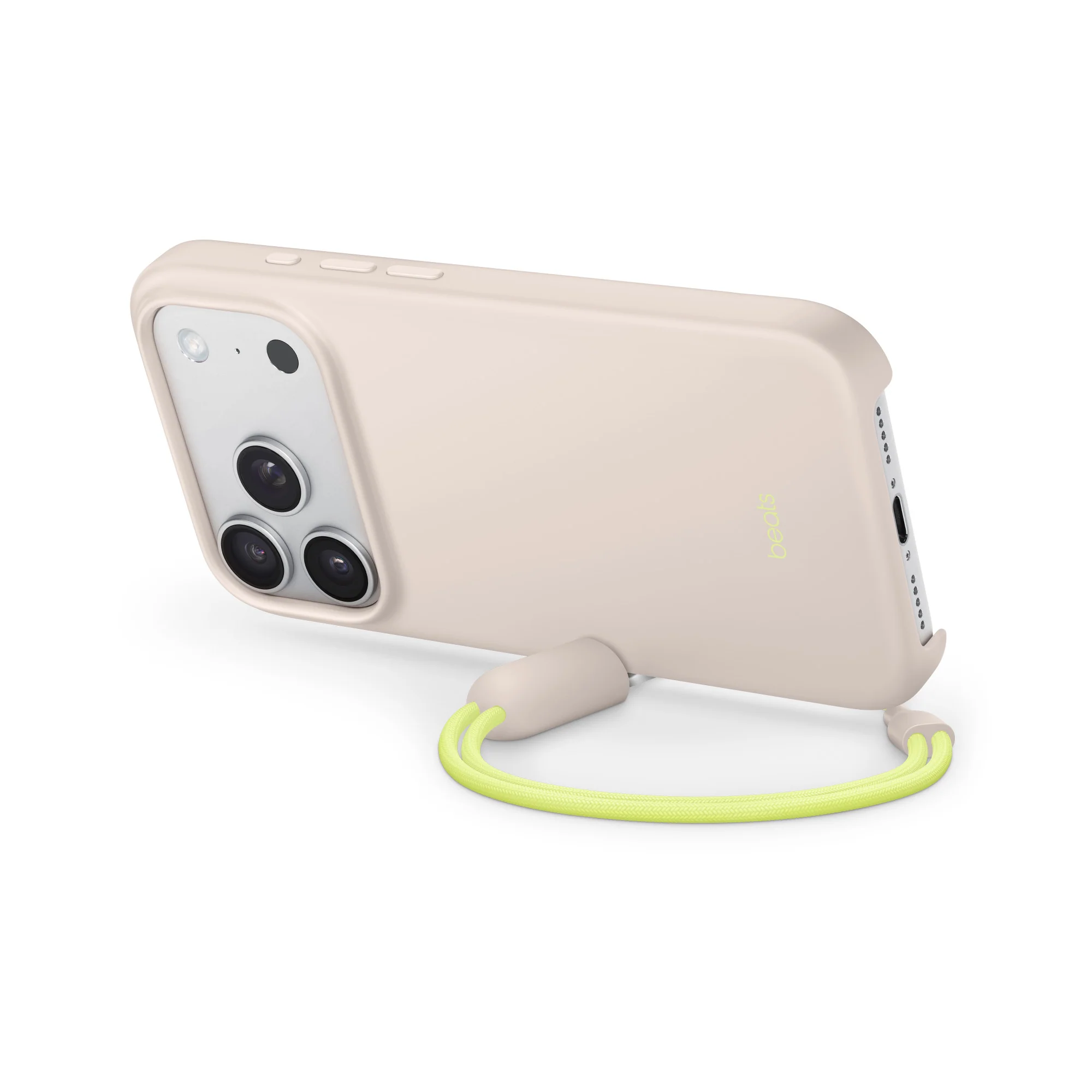 Beats iPhone 17 Pro Kickstand Case with MagSafe and Camera Control - Lime Stone - Image 5