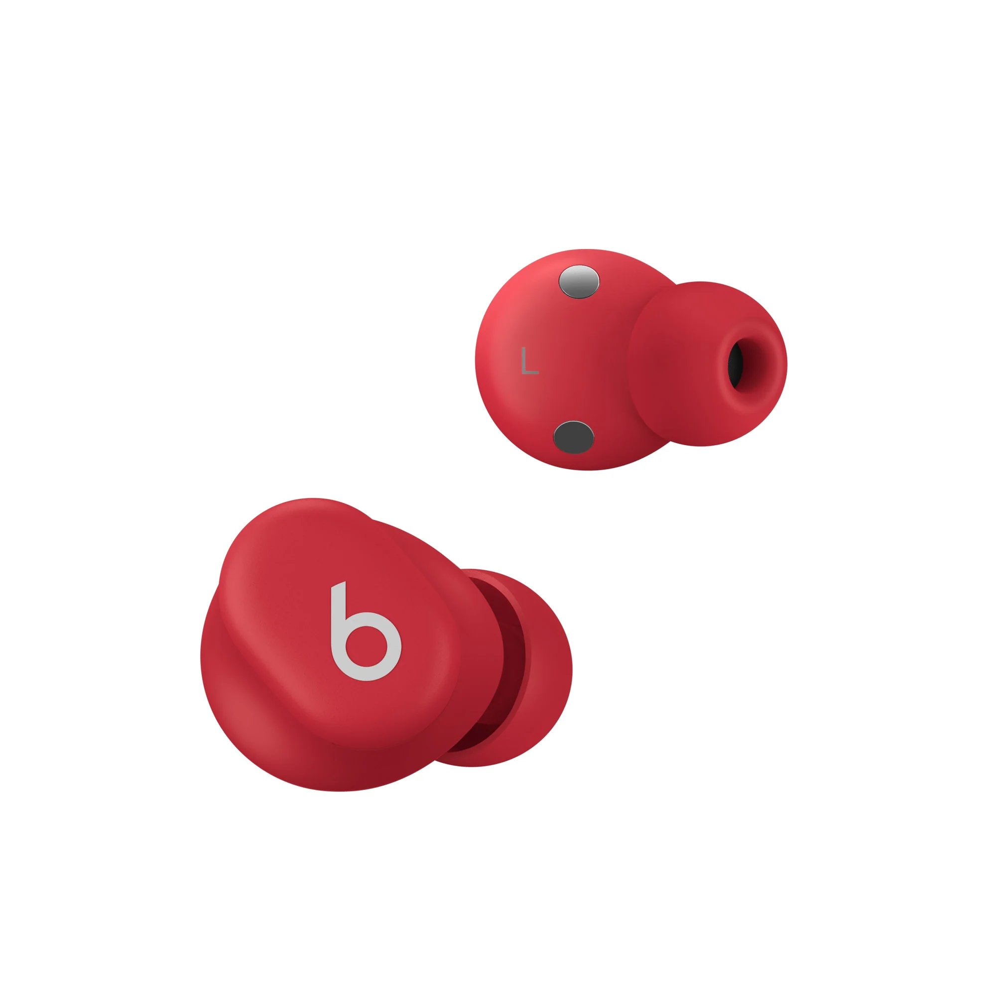 Beats Solo Buds - True Wireless Earbuds - Transparent Red - Image 3