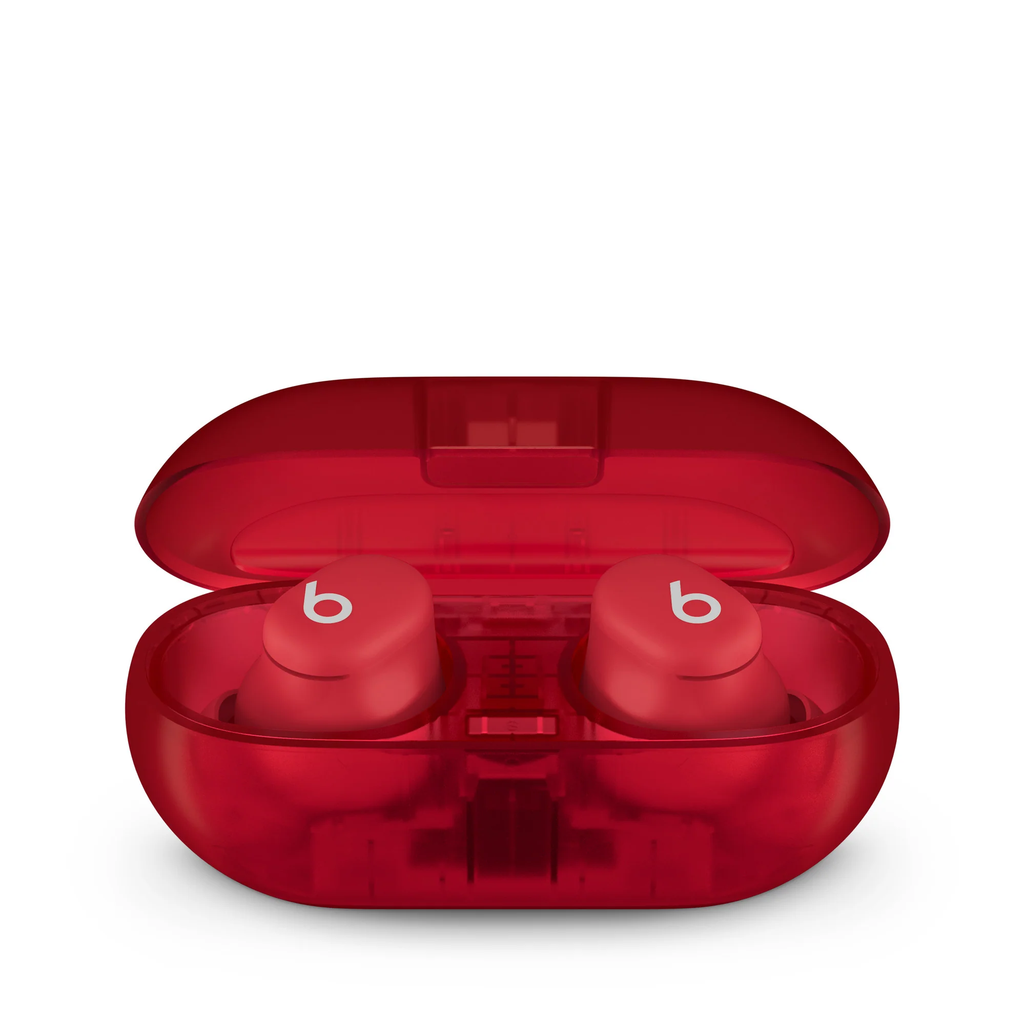 Beats Solo Buds - True Wireless Earbuds - Transparent Red - Image 5