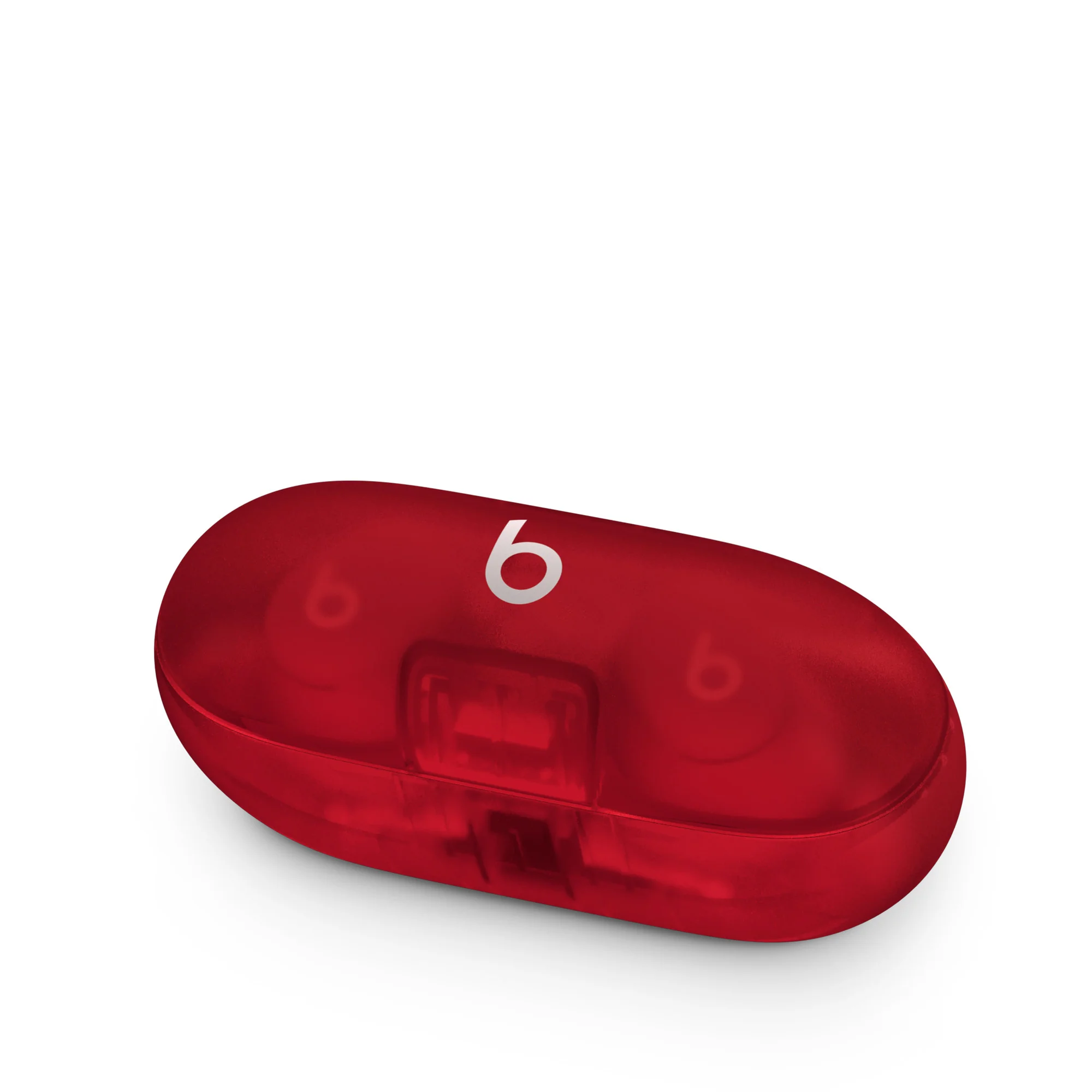 Beats Solo Buds - True Wireless Earbuds - Transparent Red - Image 6