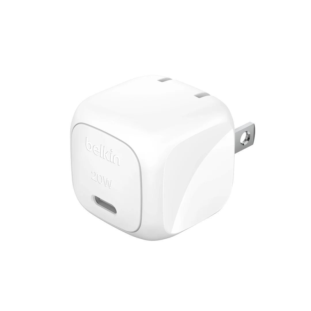 BELKIN BoostCharge USB-C Cubic 20w Wall Charger - White - Image 10