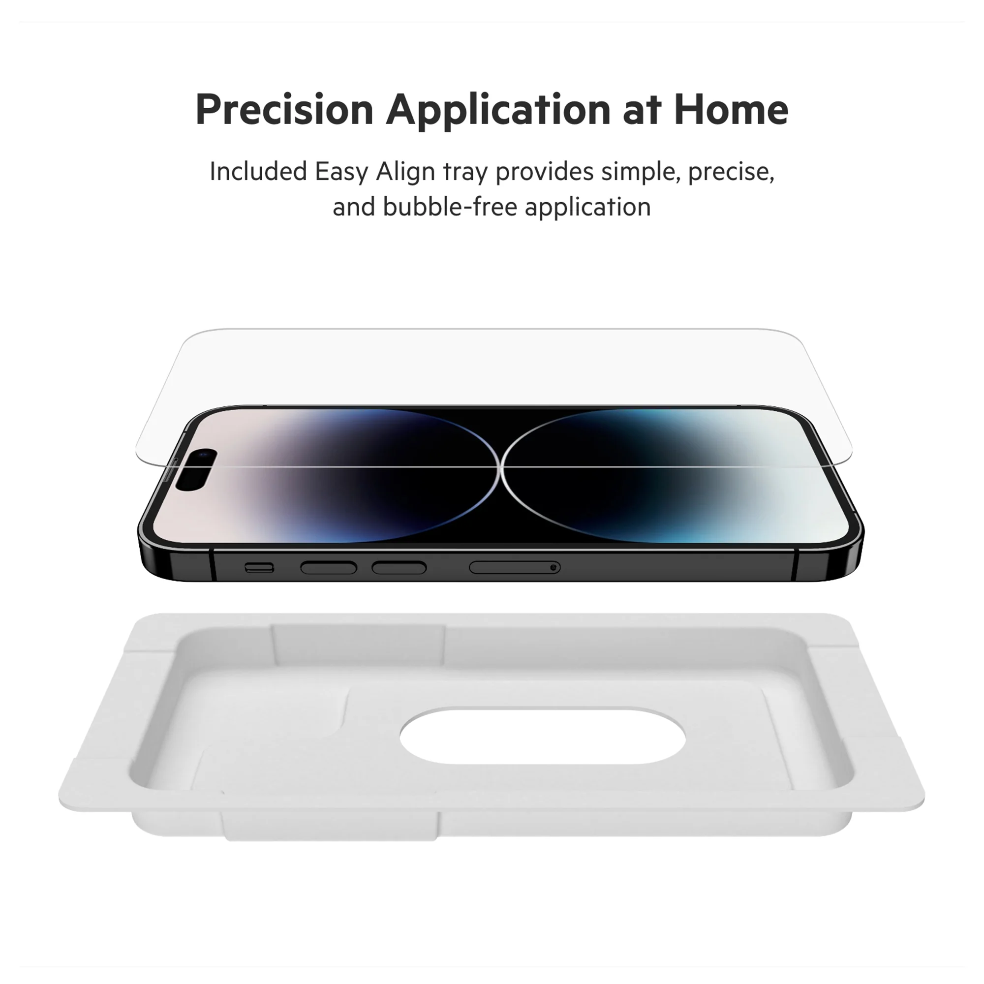 BELKIN Screenforce Tempered Glass for iPhone 14 Pro - Clear - Image 5