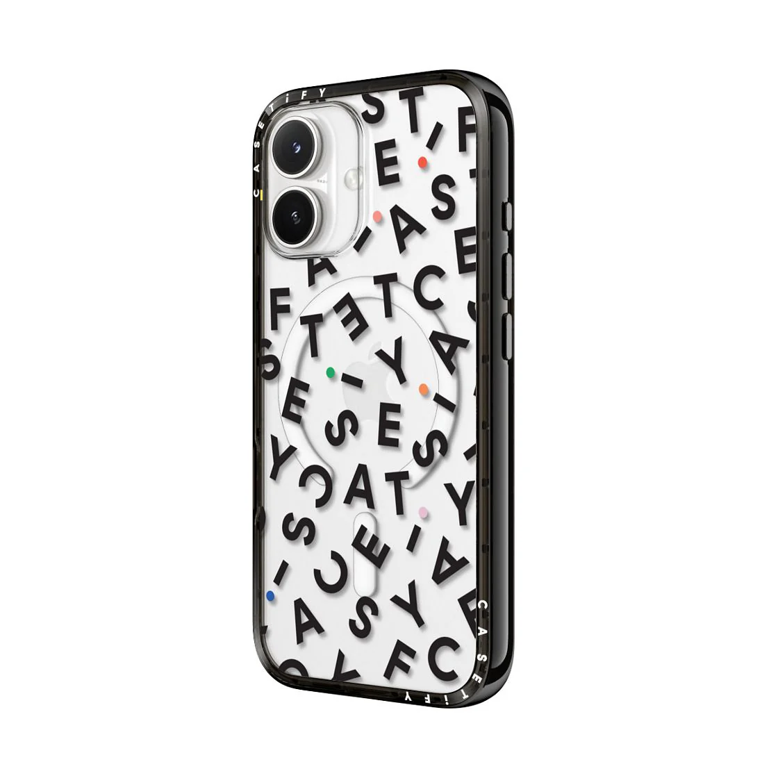 CASETIFY Compact MagSafe Case for iPhone 17 - Monogram Black - Image 2