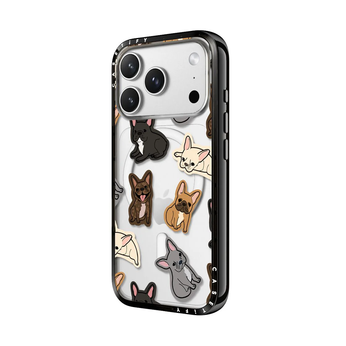 CASETIFY Compact MagSafe Case for iPhone 17 Pro - Excuse My Frenchie Black - Image 2