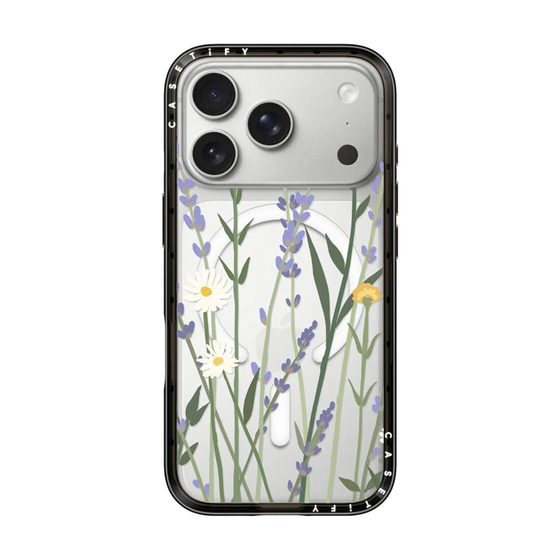CASETIFY Compact MagSafe Case for iPhone 17 Pro - Lana Lavender Black
