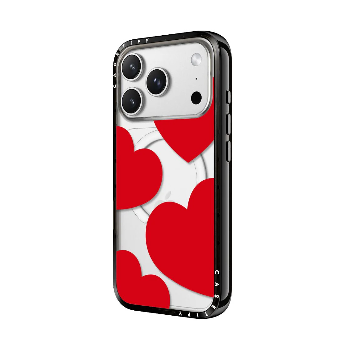 CASETIFY Compact MagSafe Case for iPhone 17 Pro Max - Red Hearts Extravaganza - Image 2