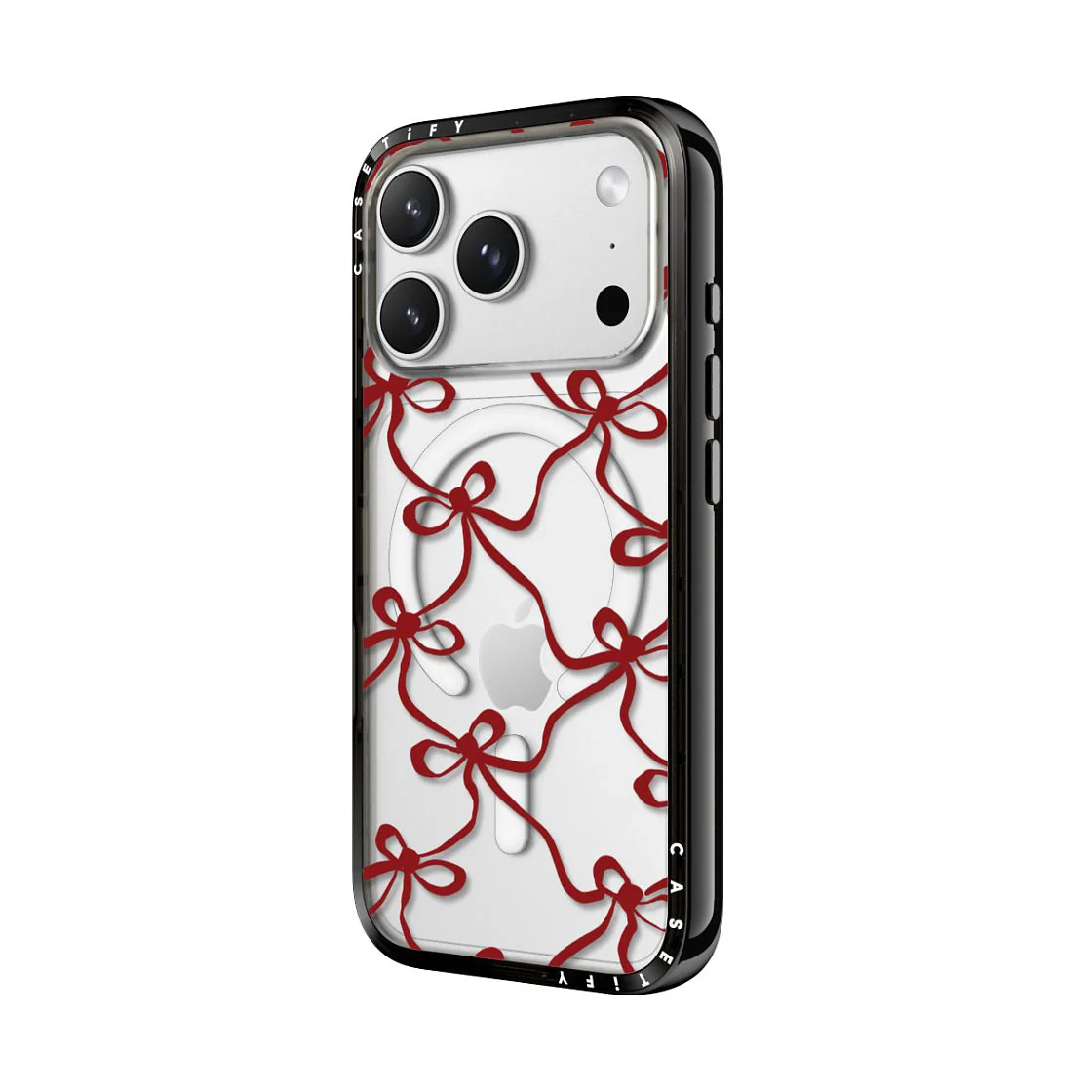 CASETIFY Compact MagSafe Case for iPhone 17 Pro - Red Bownet - Image 2
