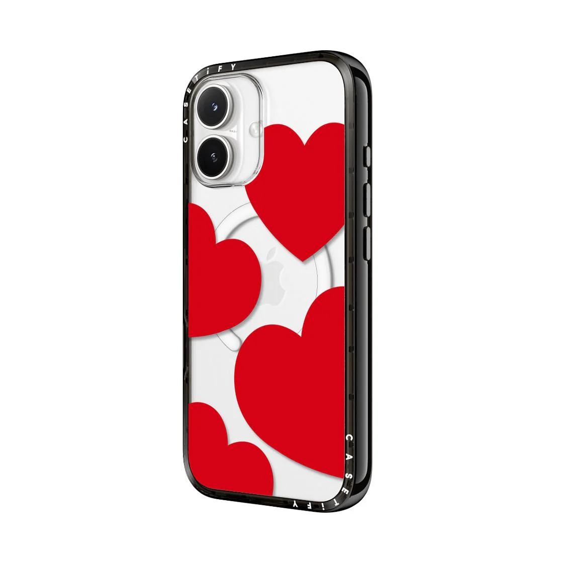 CASETIFY Compact MagSafe Case for iPhone 17 - Red Hearts Extravaganza - Image 2
